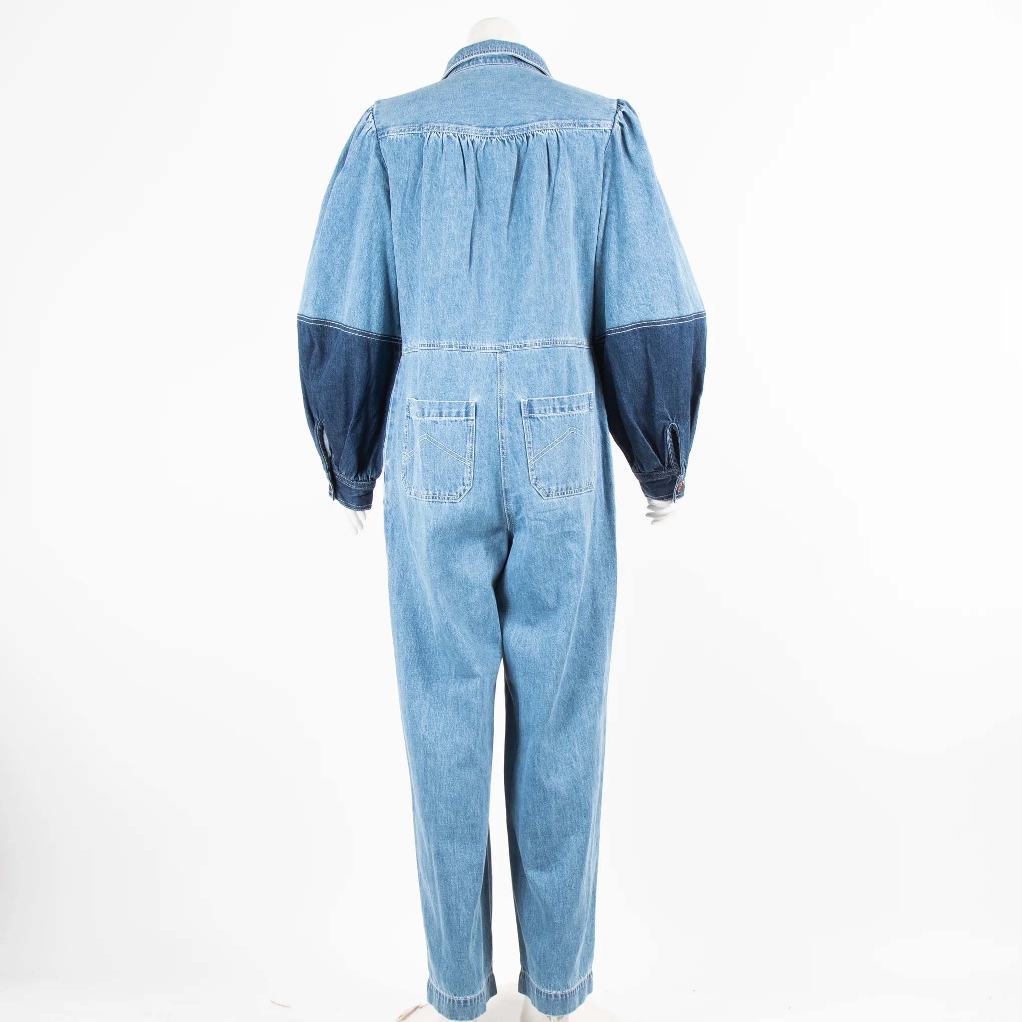 Sea New York Denim Wide Legged Jumpsuit - Image 3