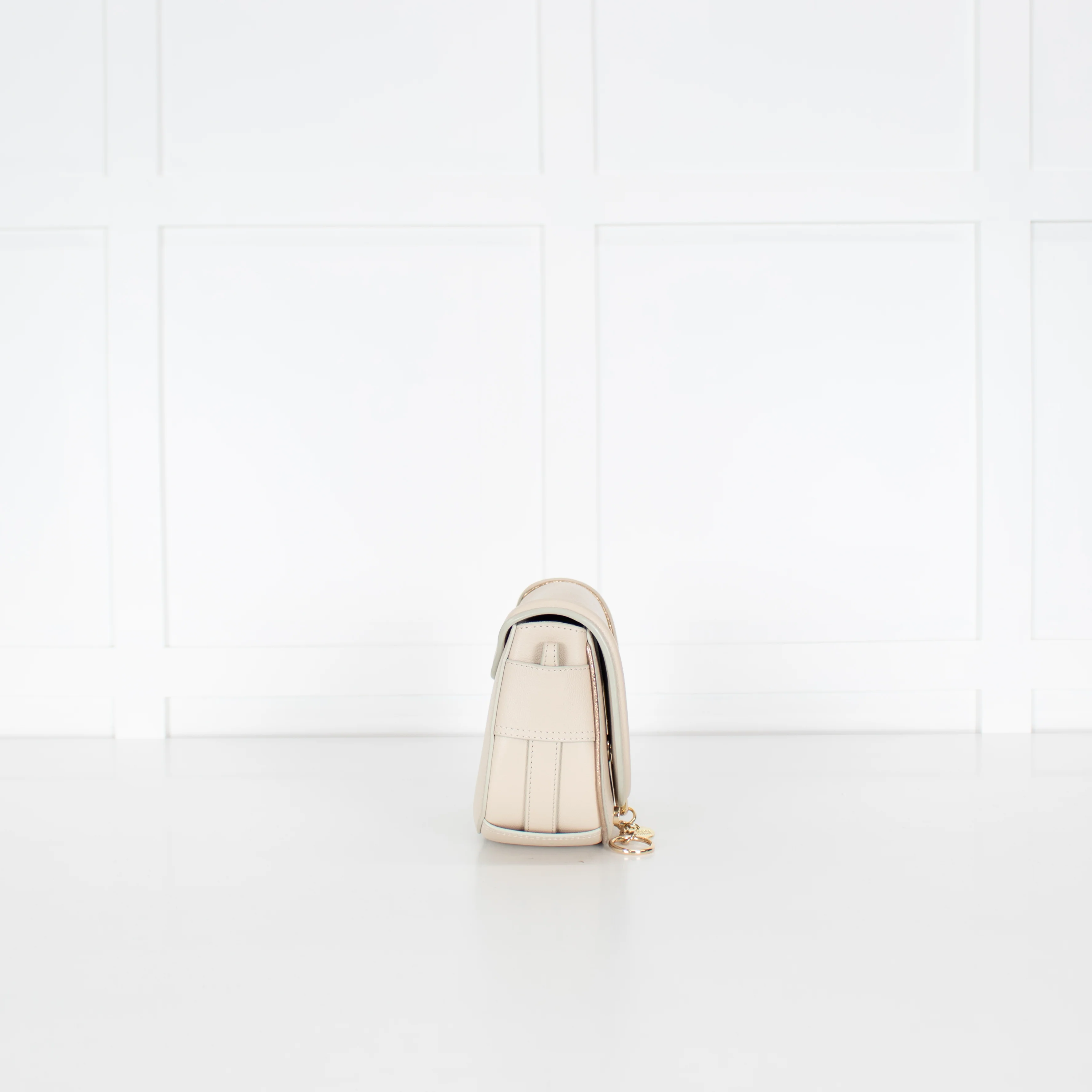 See By Chloe Beige Mara Crossbody with Gold Piping - Image 4