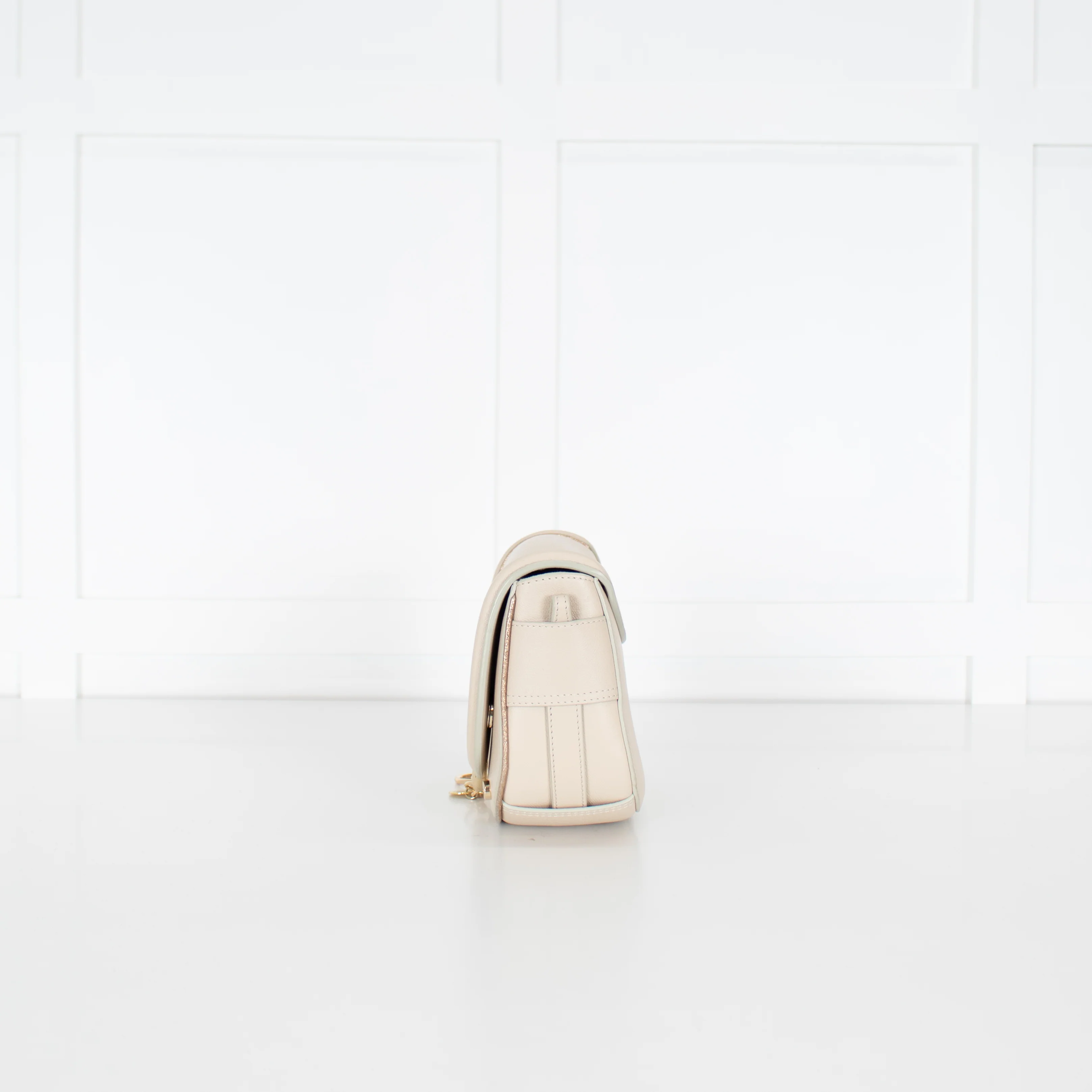 See By Chloe Beige Mara Crossbody with Gold Piping - Image 6