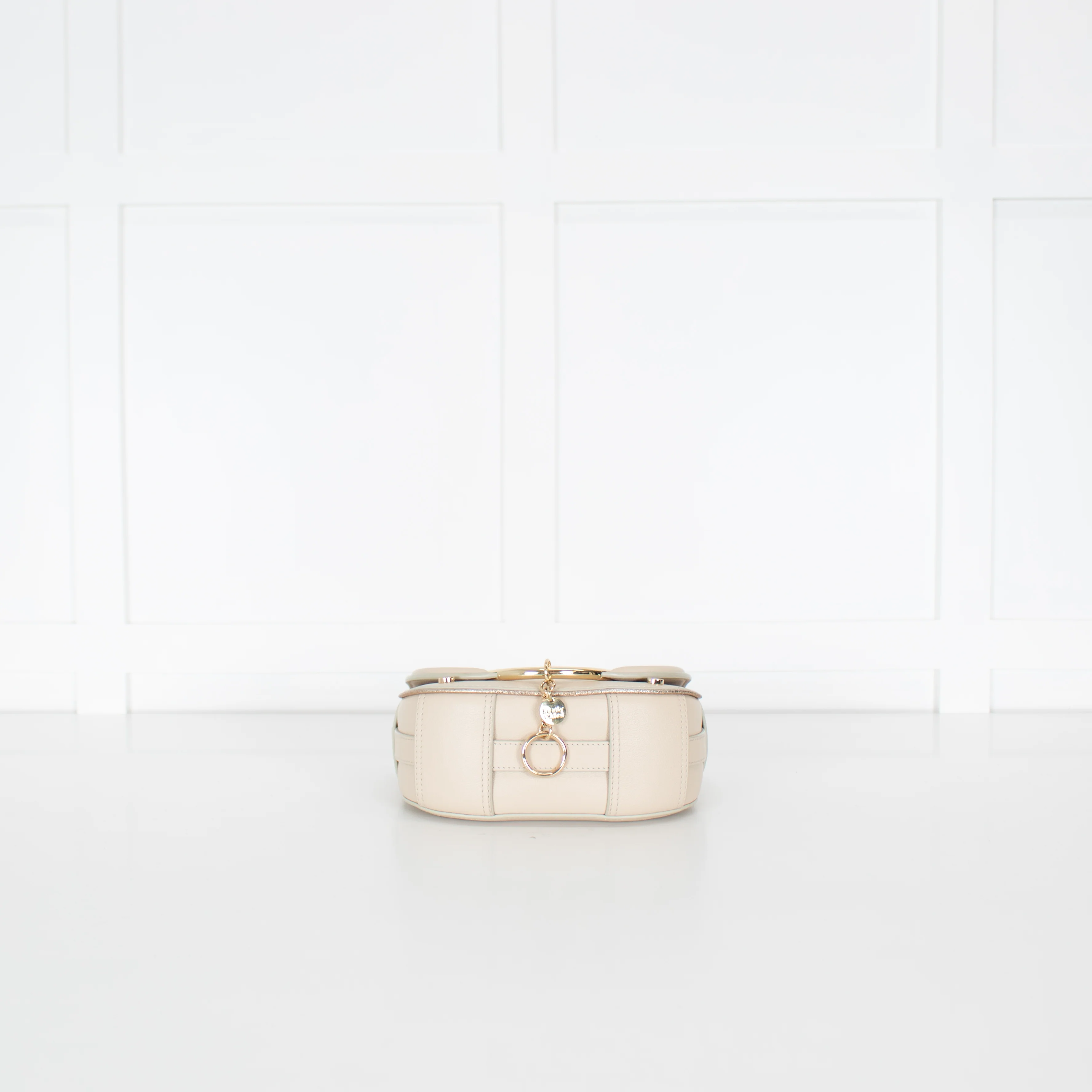 See By Chloe Beige Mara Crossbody with Gold Piping - Image 7