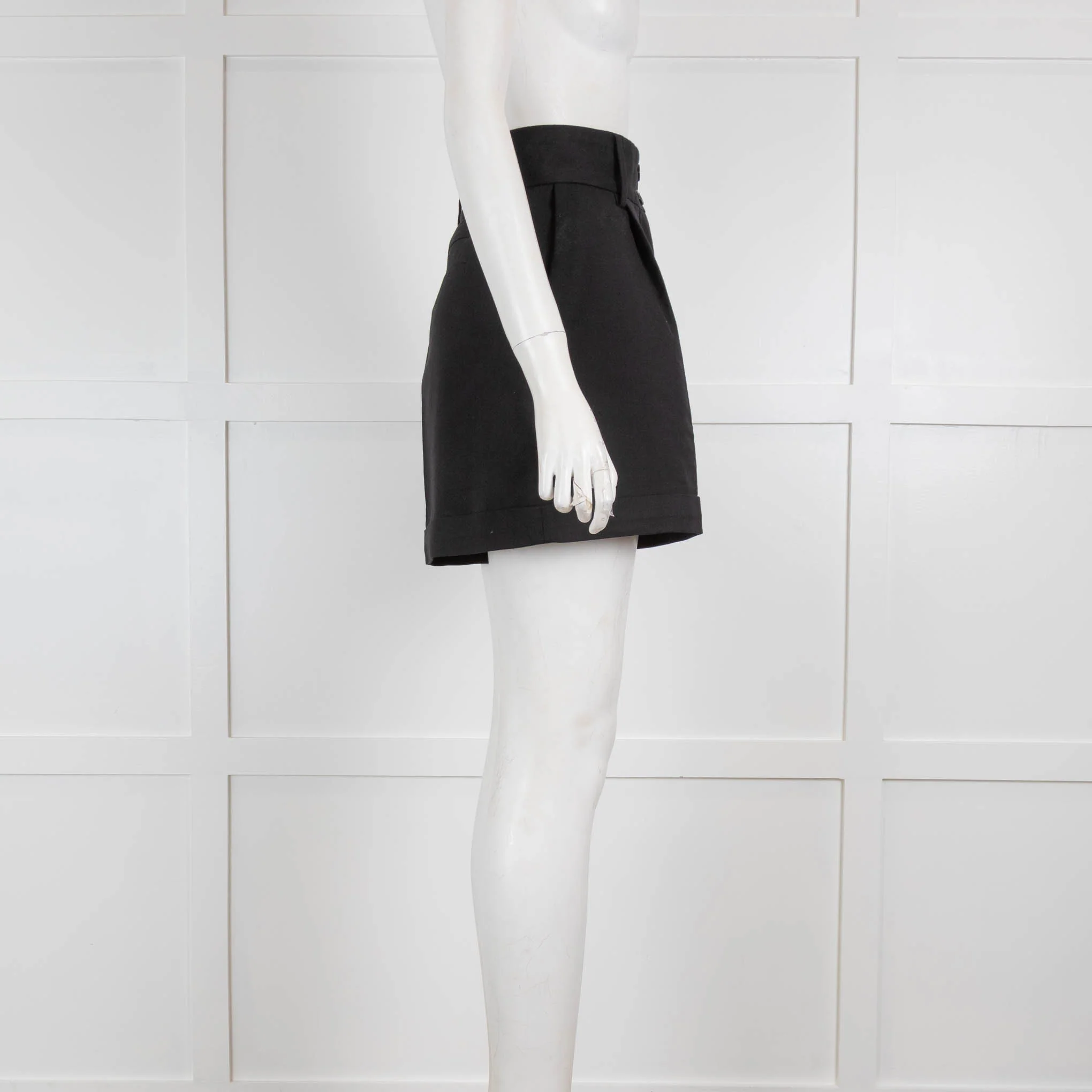 See By Chloe Black High Waist Shorts - Image 2