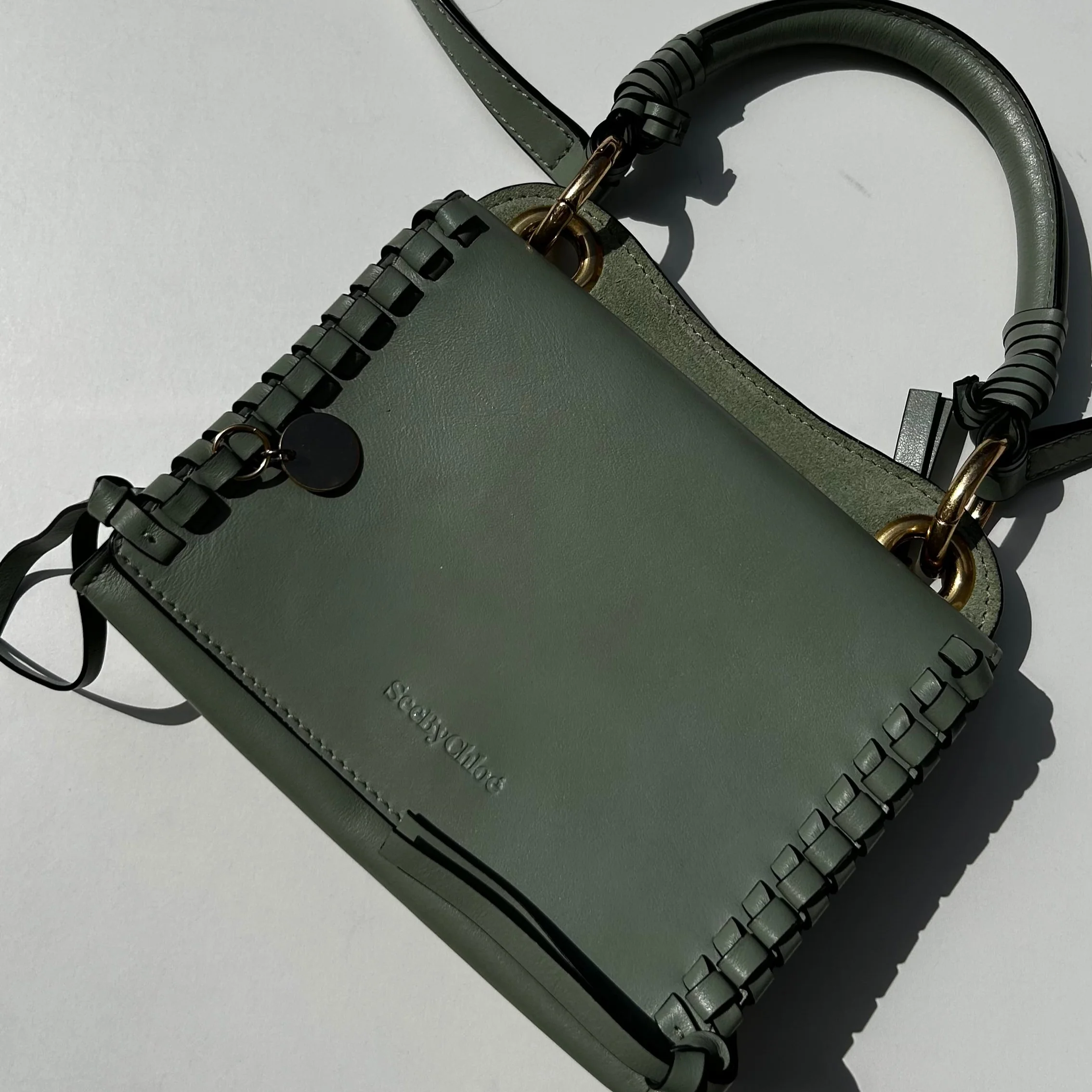 See by Chloe Green Tilda Mini WhipStitch Bag - Image 2