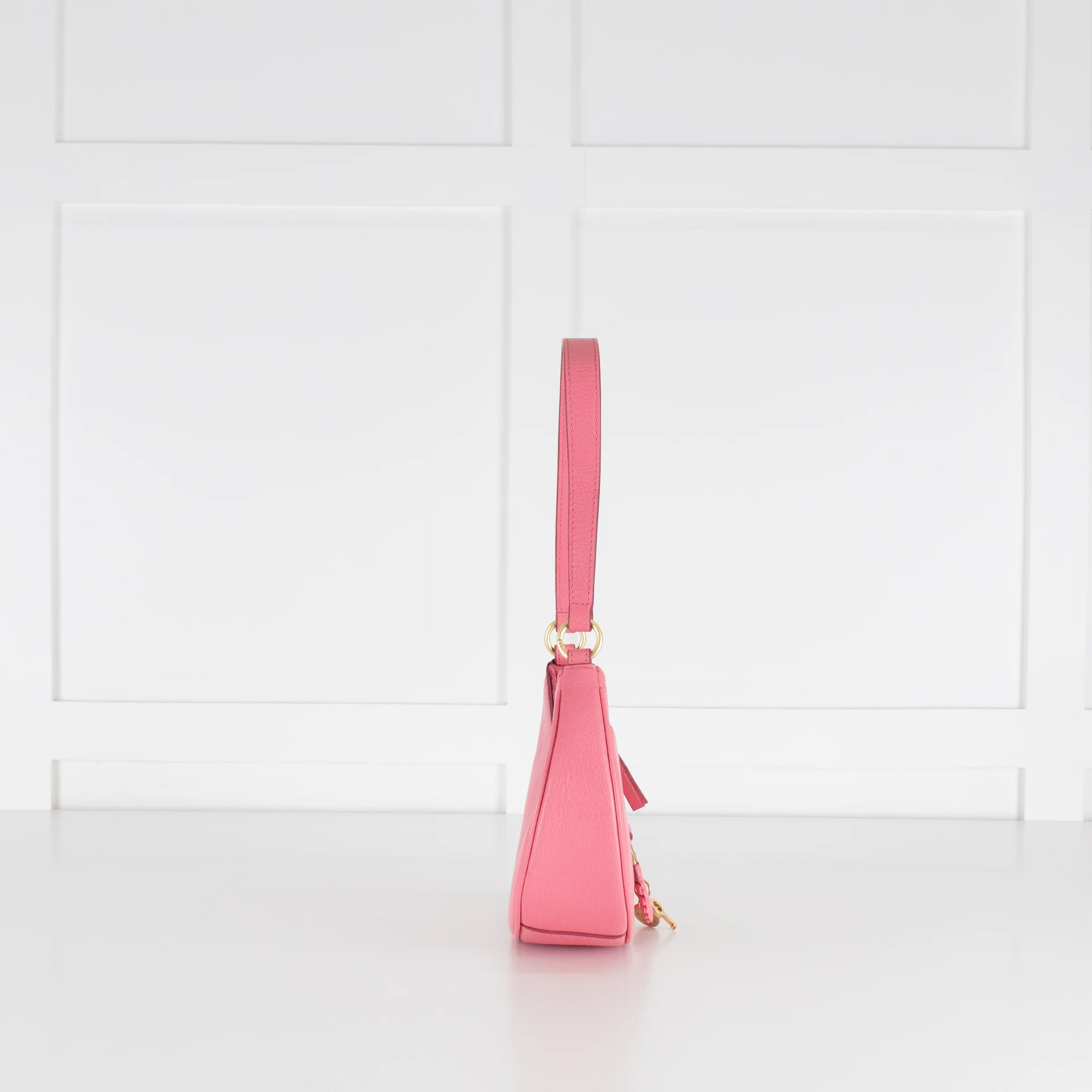 See By Chloe Pushy Pink Hana Half Moon Bag - Image 4
