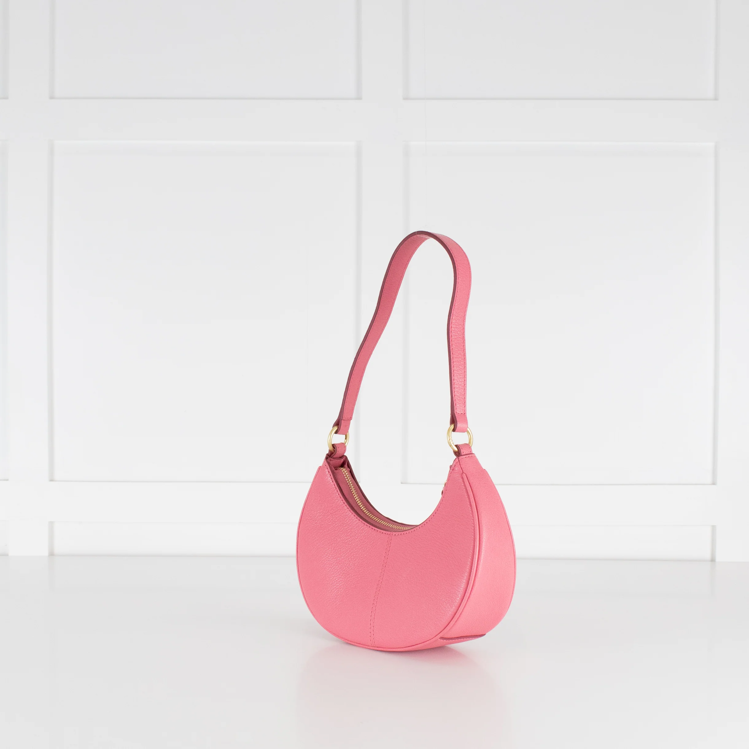 See By Chloe Pushy Pink Hana Half Moon Bag - Image 5