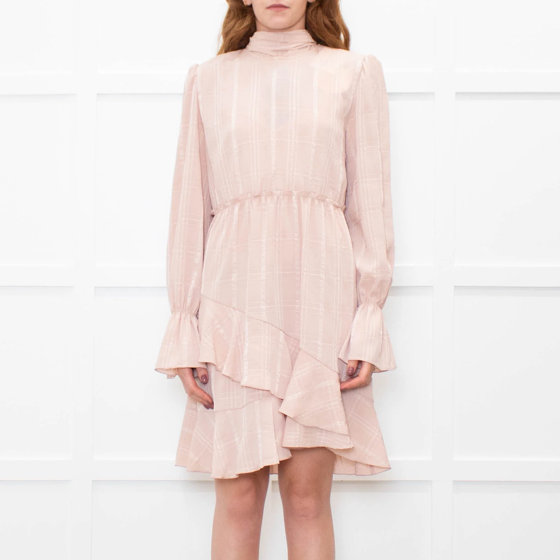 See by Chloe Smoky Pink Frilled Dress - Image 2