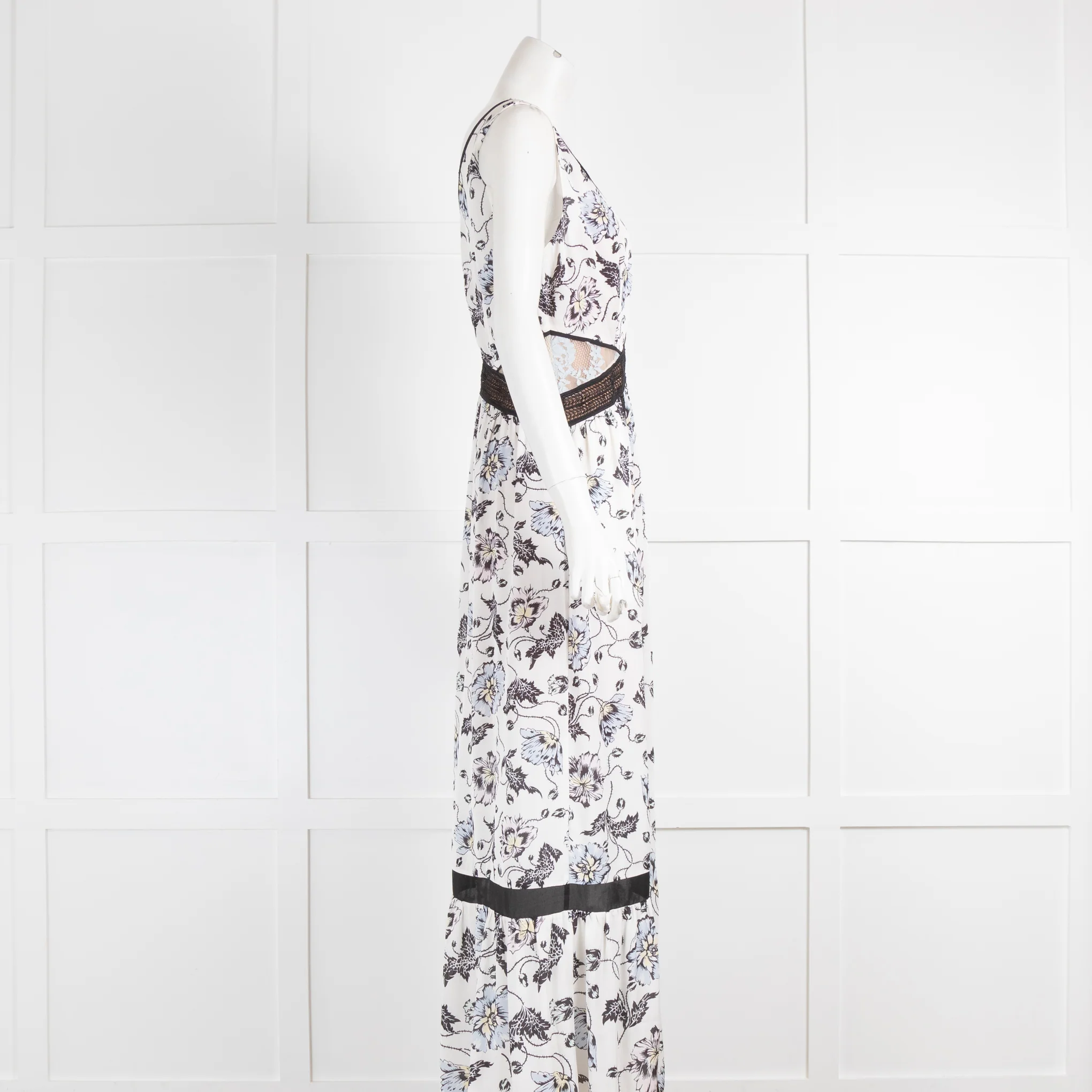 Self-Portrait Floral Sleeveless Maxi Dress - Image 2