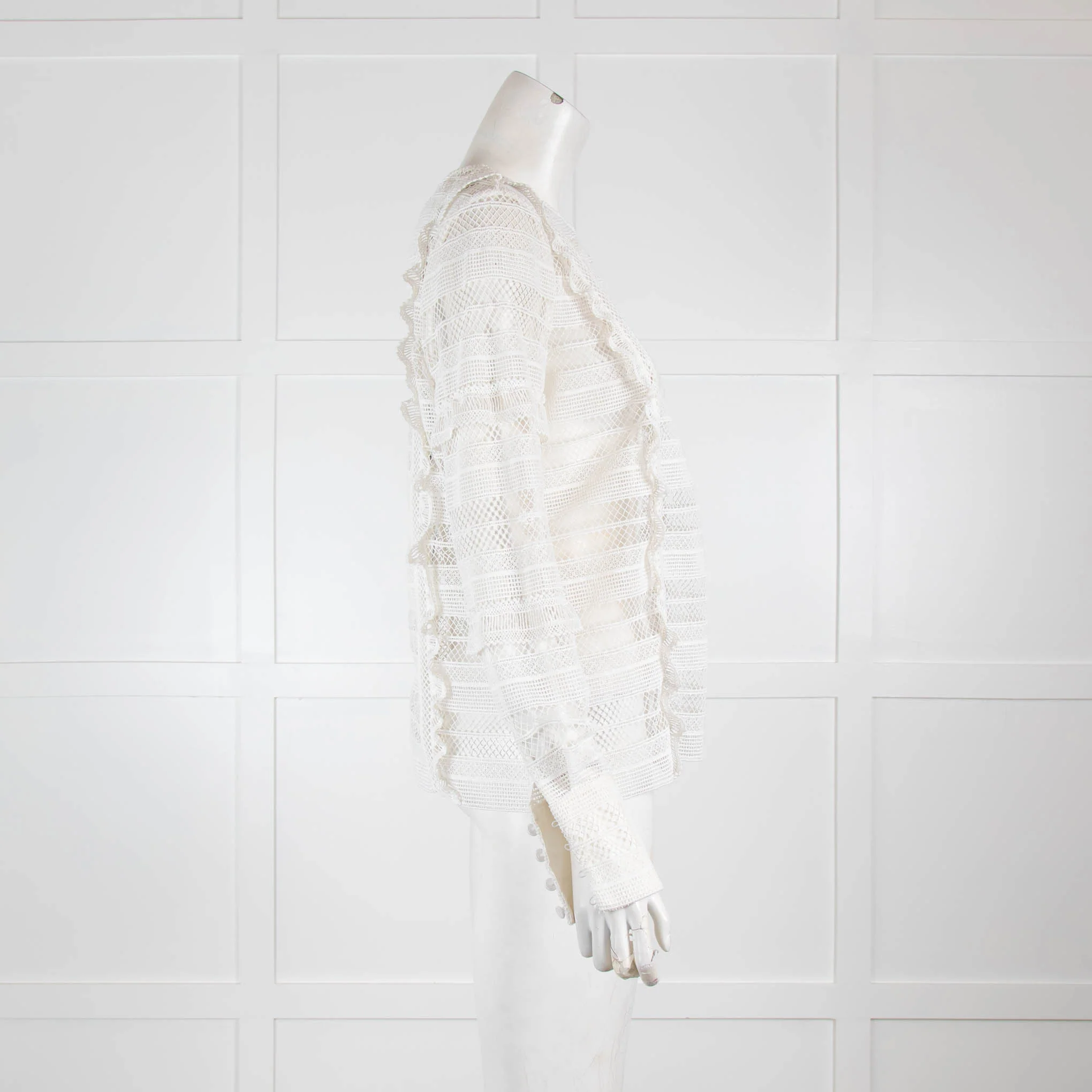 Self Portrait White Lace Top - Image 2