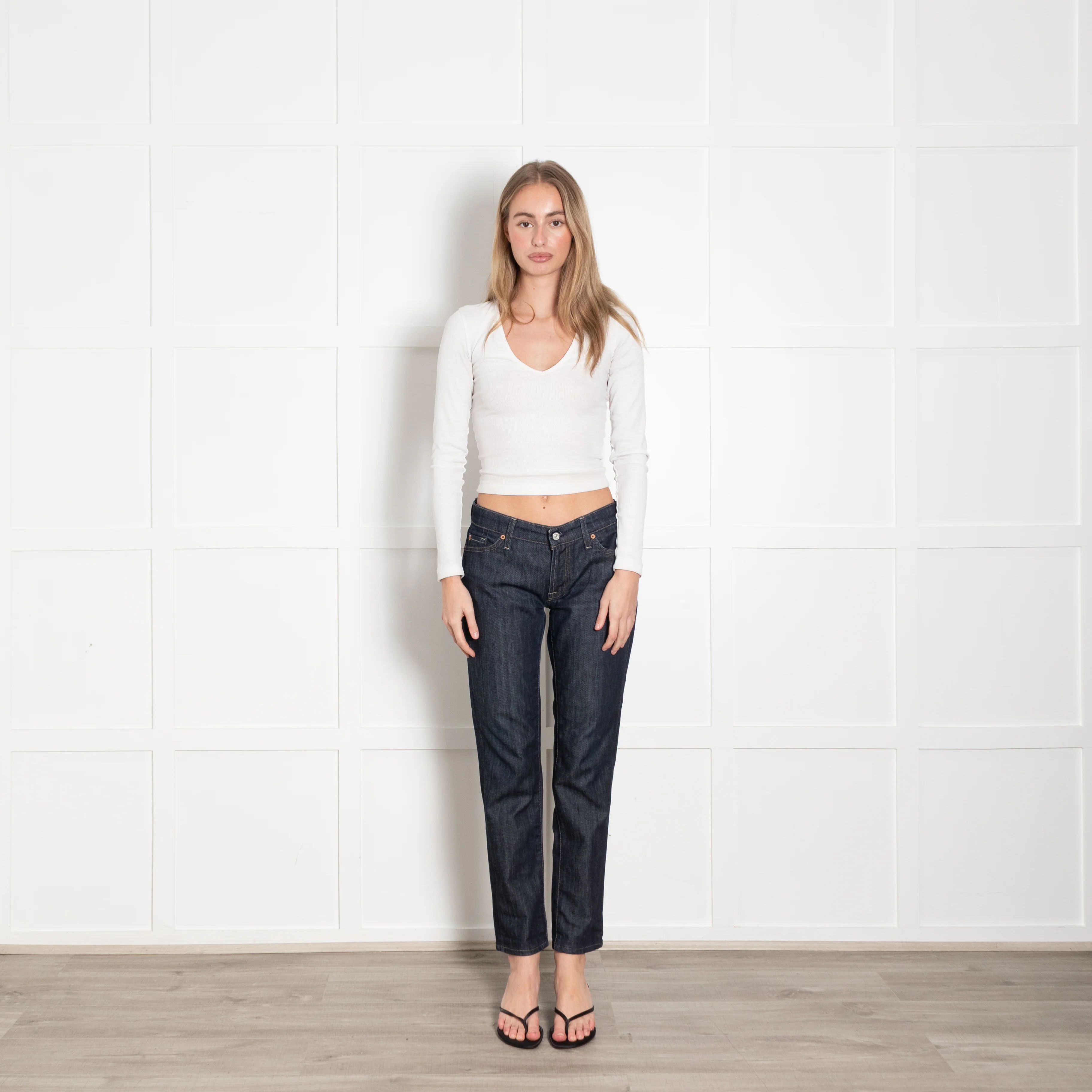 Seven For All Mankind Utility Blue Roxanne Jeans
