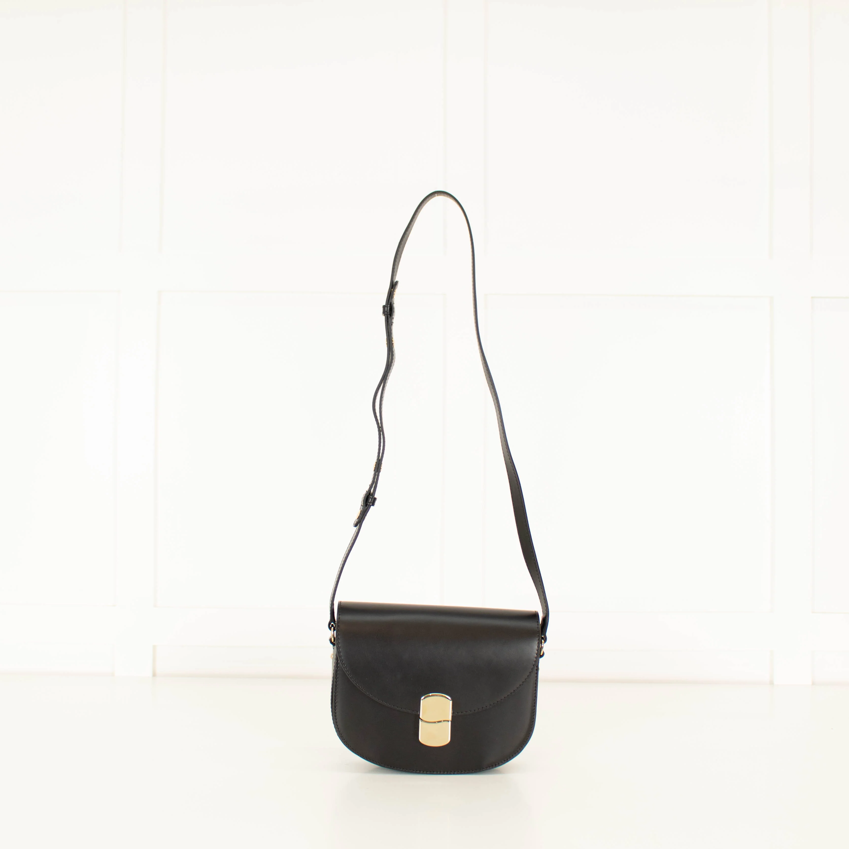 Sezane Claude Black Crossbody Handbag