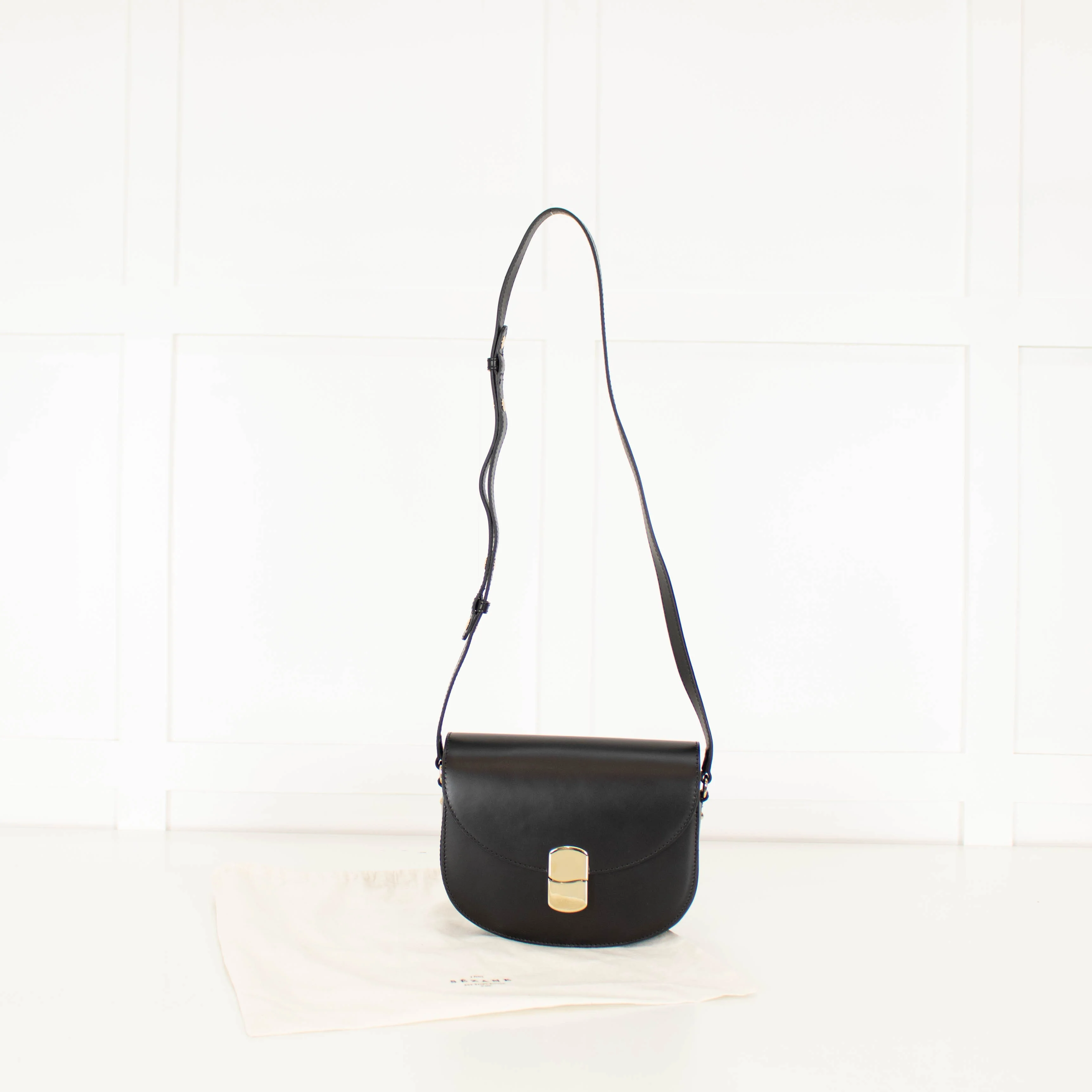 Sezane Claude Black Crossbody Handbag - Image 3