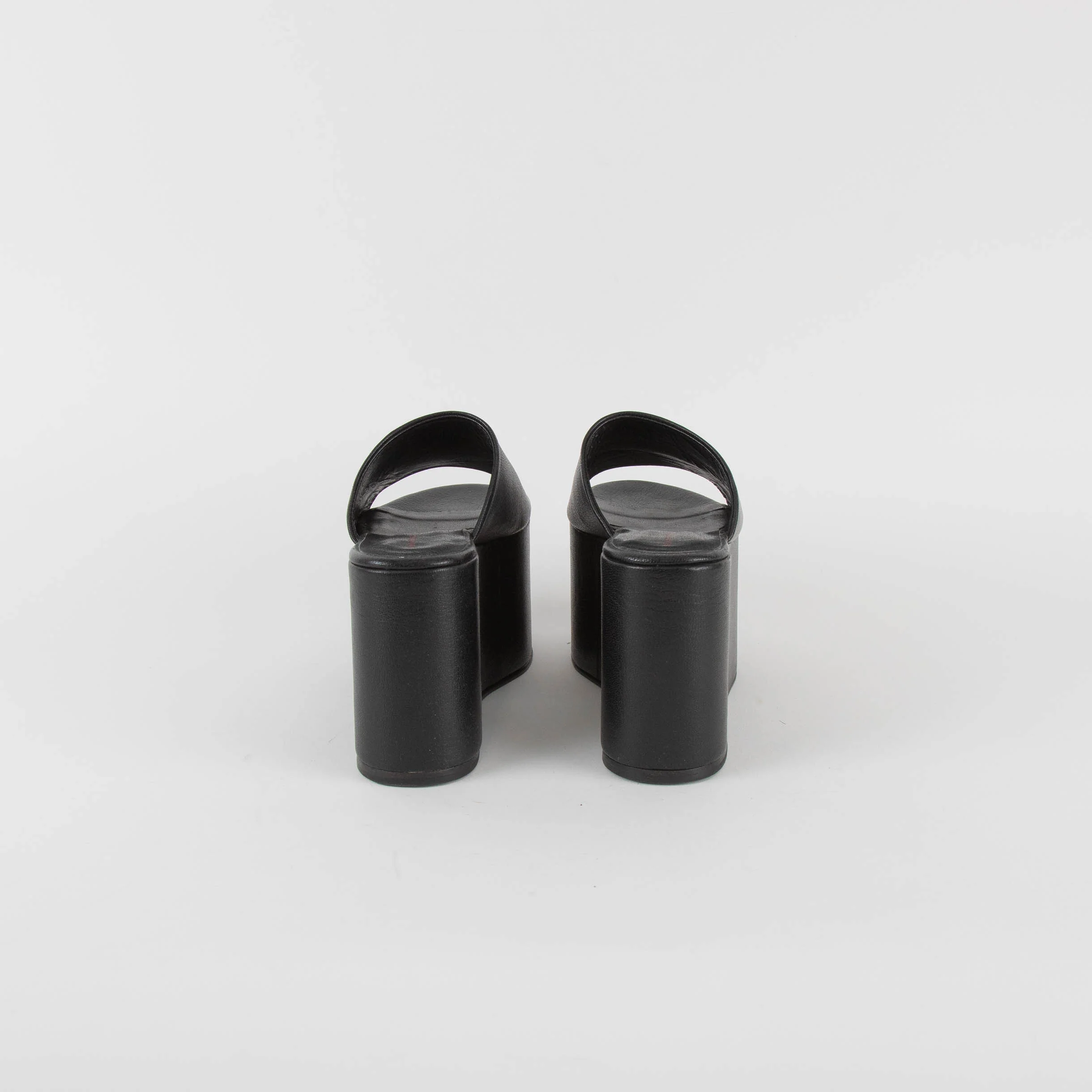Simon Miller Black Wedge Open Mules - Image 4