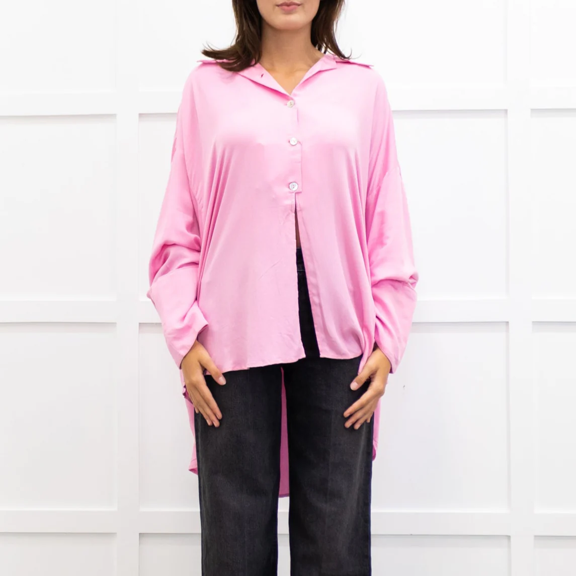 Sleeper Sugar Pink Oversized Shirt - Image 2