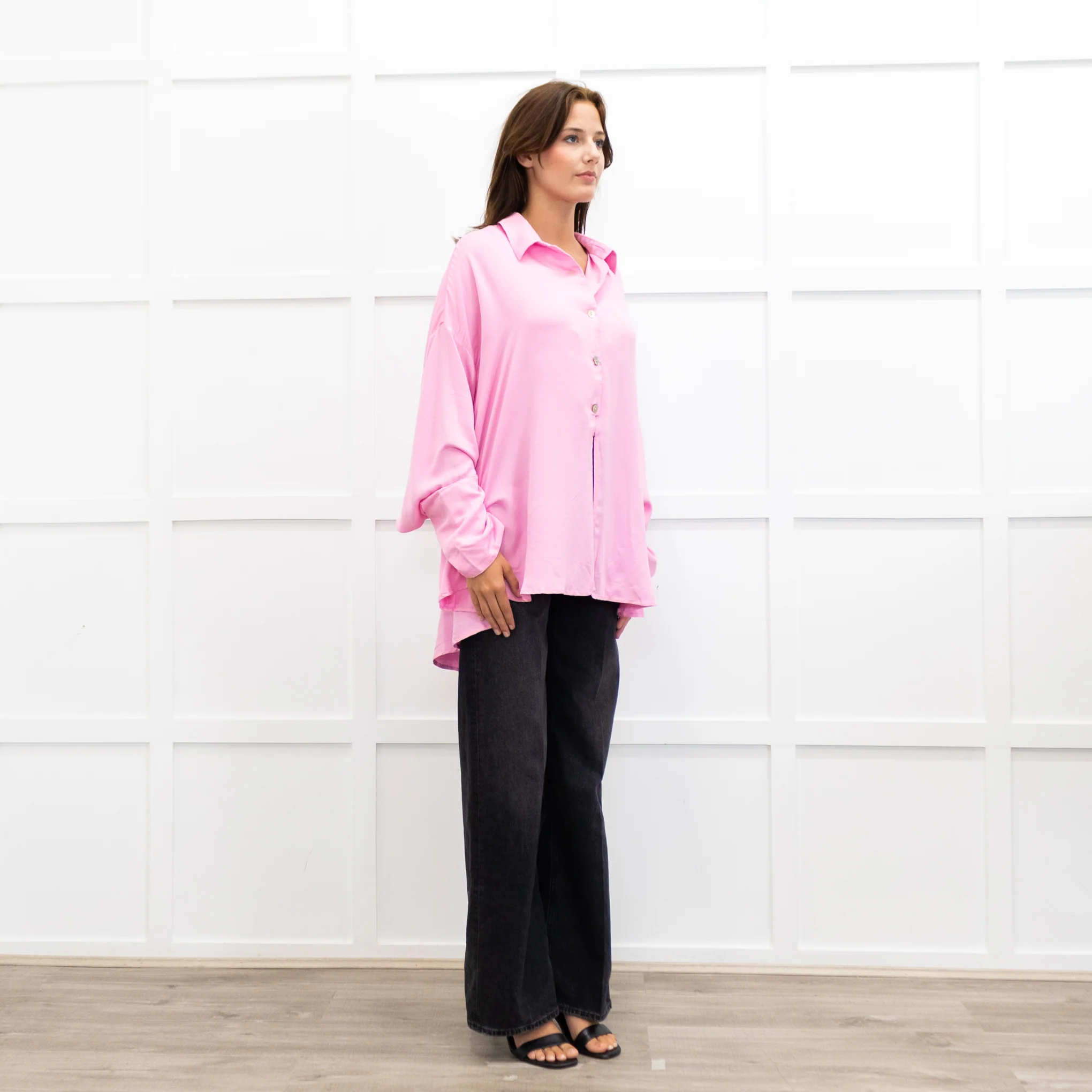 Sleeper Sugar Pink Oversized Shirt - Image 7