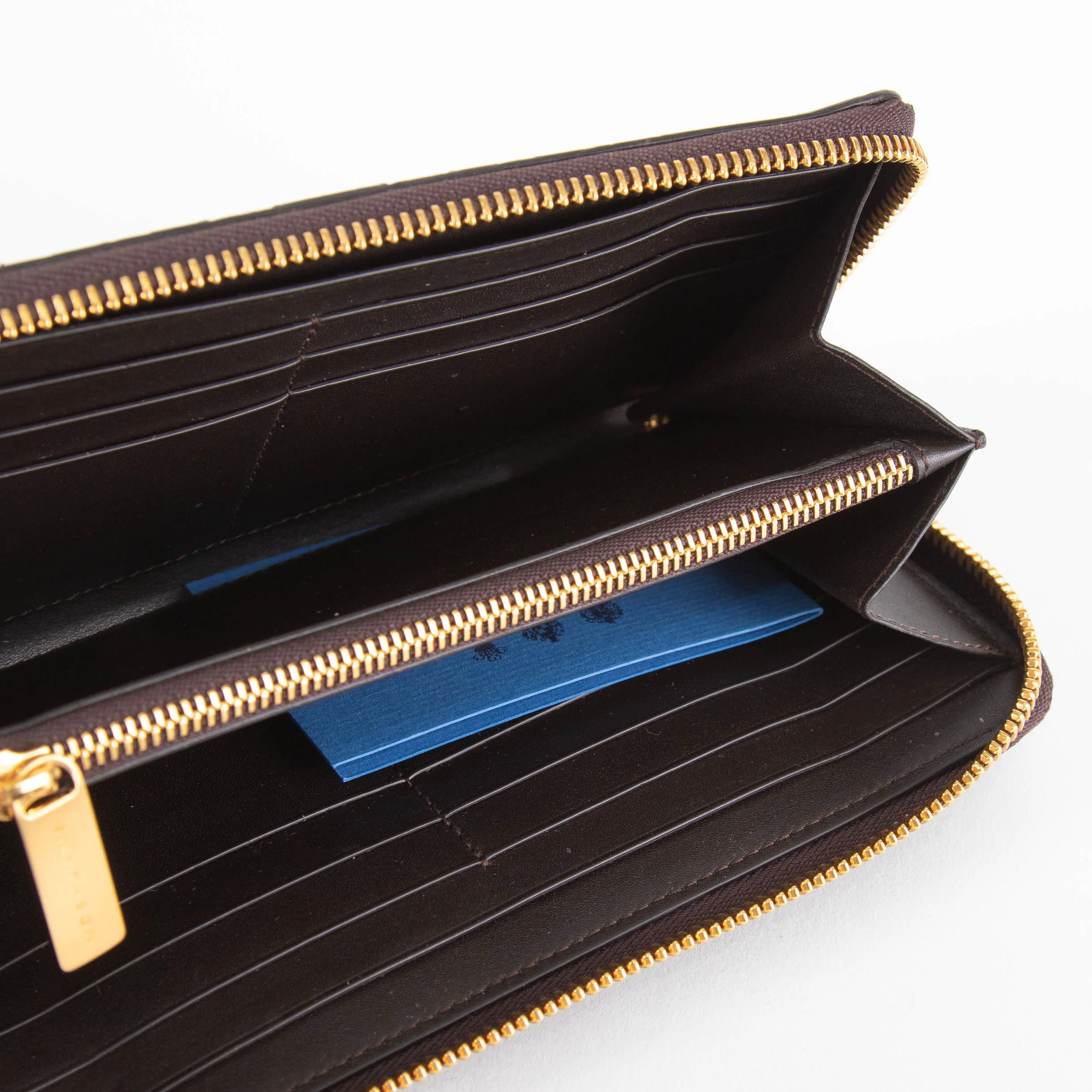 Smythson Brown Snake Skin Long Wallet - Image 6