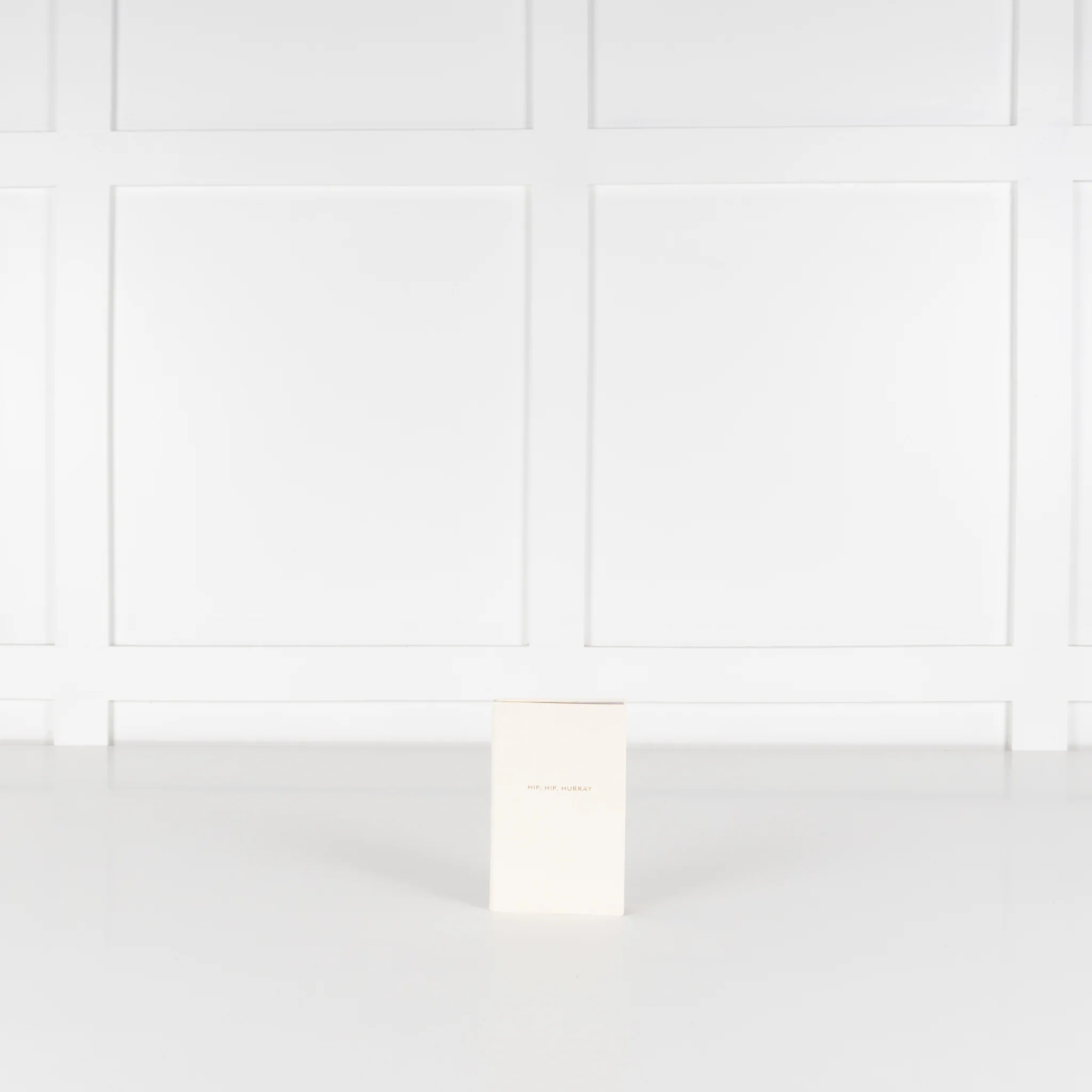 Smythson Cream 'Hip Hip Hurray' Panama Notebook