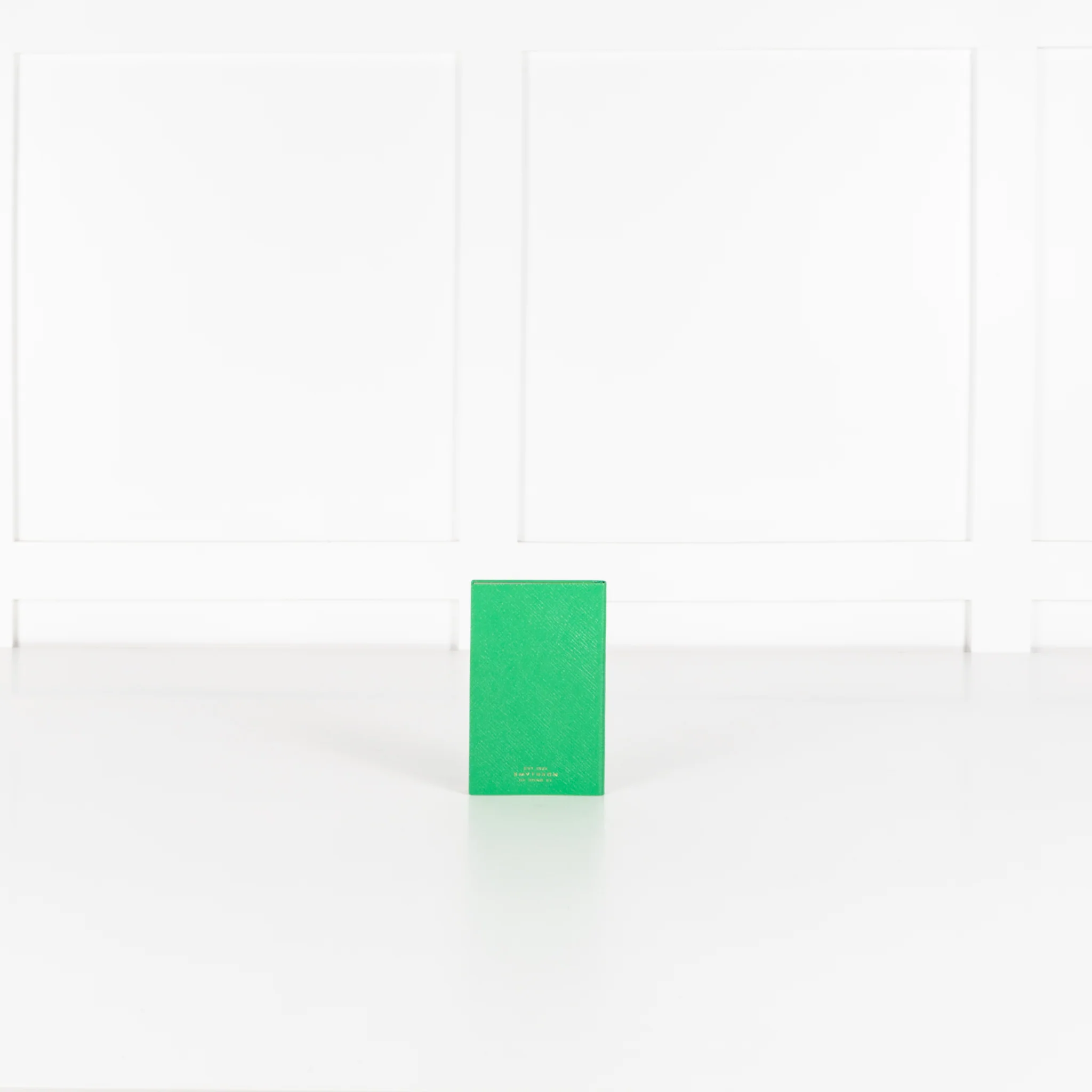 Smythson Green Panama Leather Notebook - Image 3