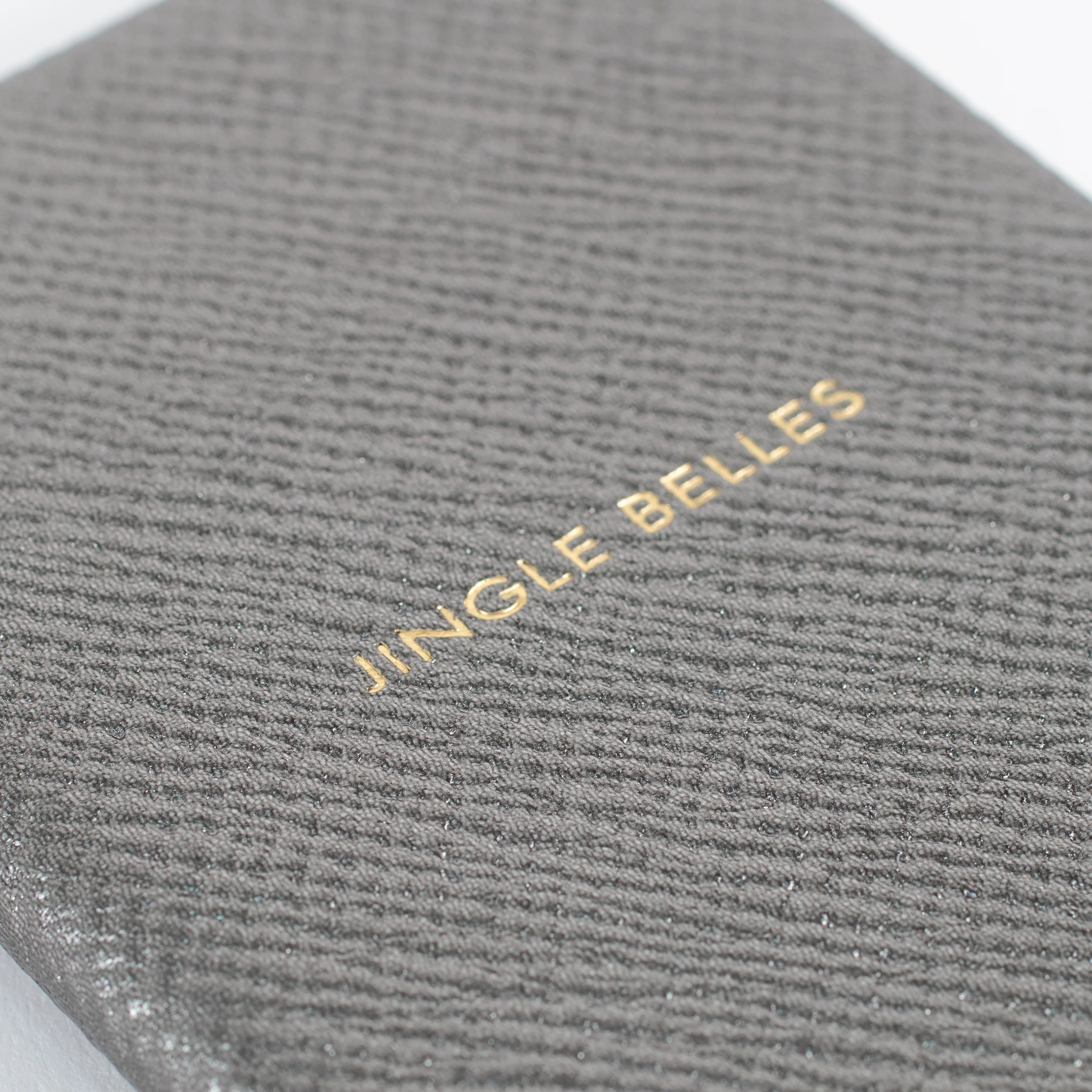 Smythson Silver 'Jingle Belles' Mini Notebook - Image 5