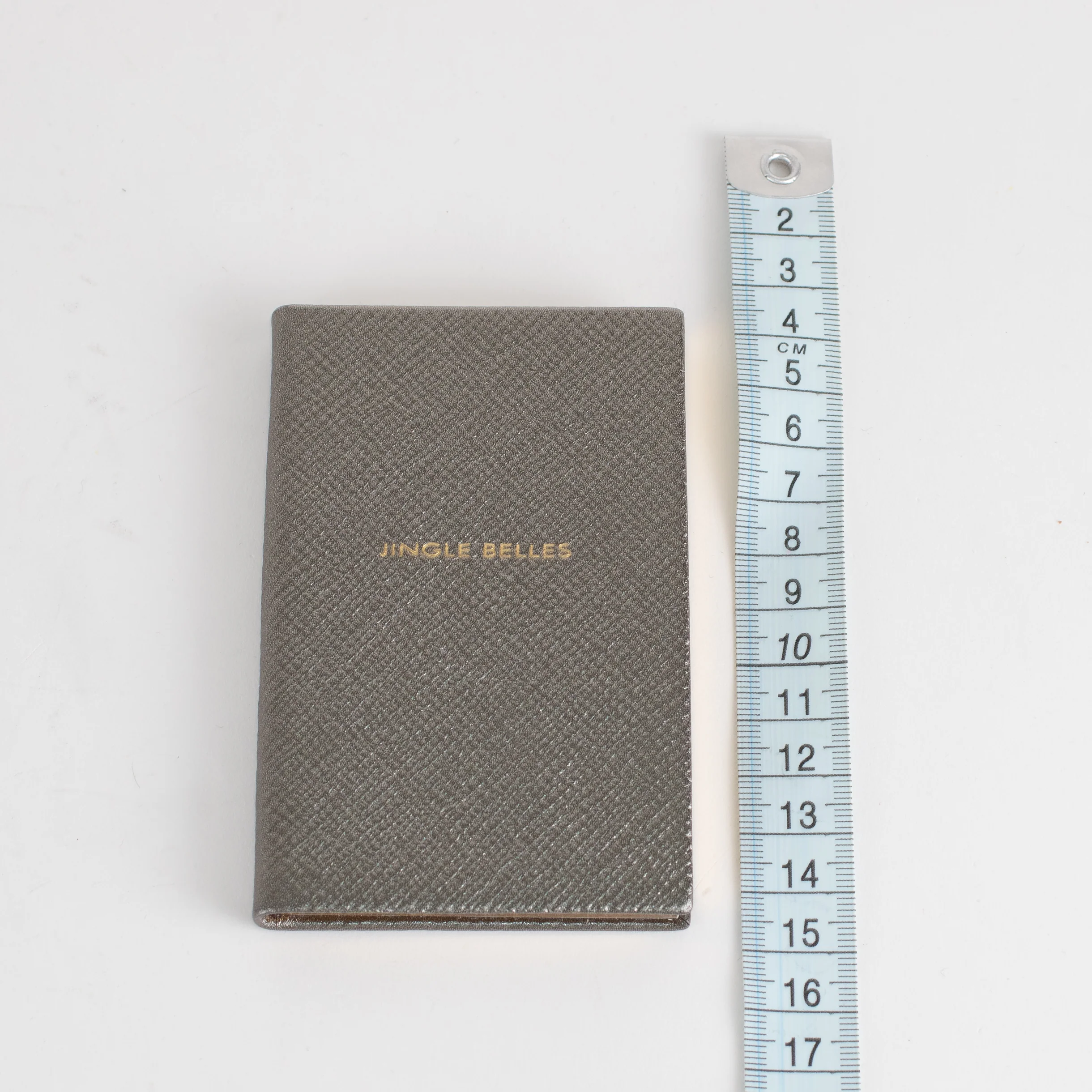 Smythson Silver 'Jingle Belles' Mini Notebook - Image 6