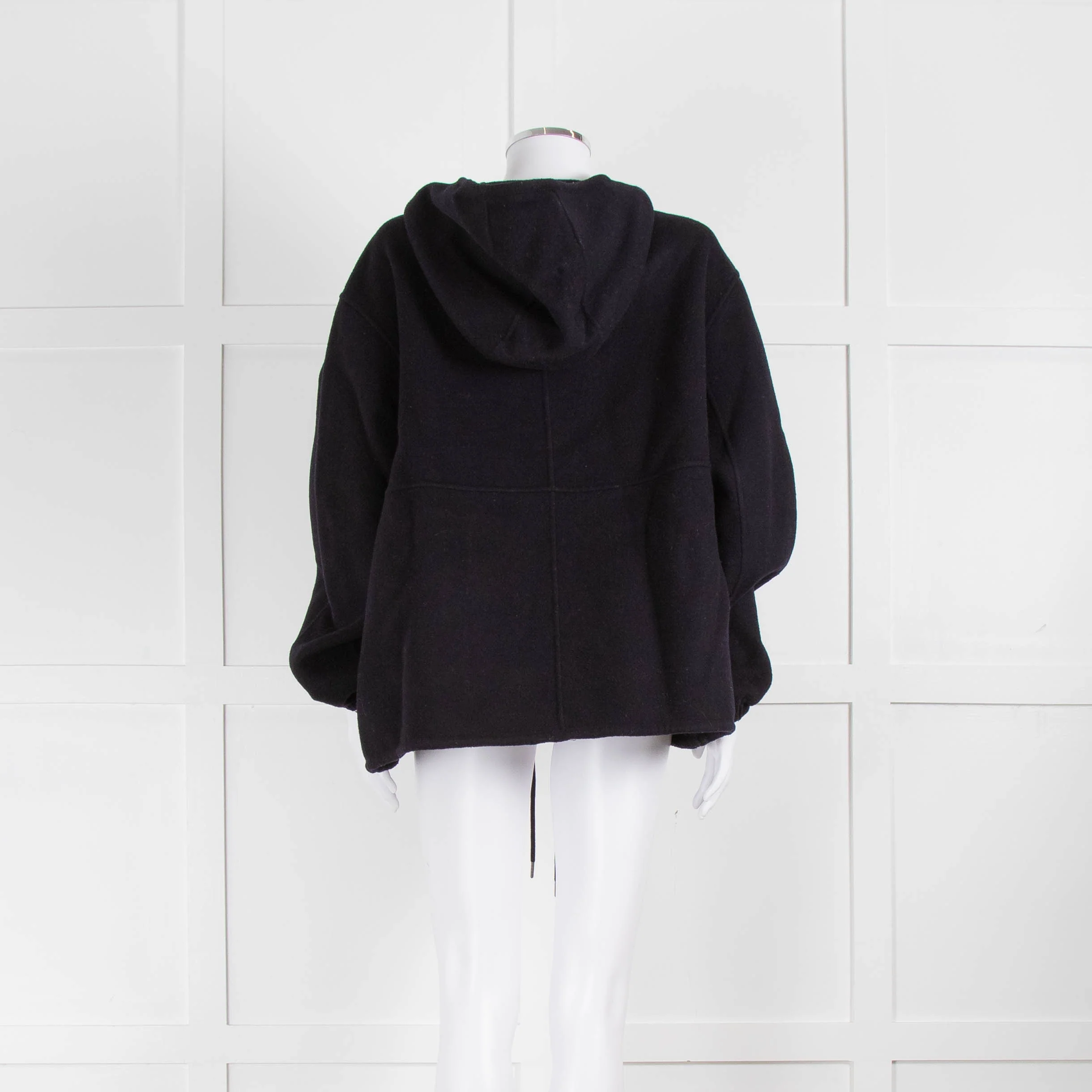 Soeur Navy Double Face Hoodie - Image 5