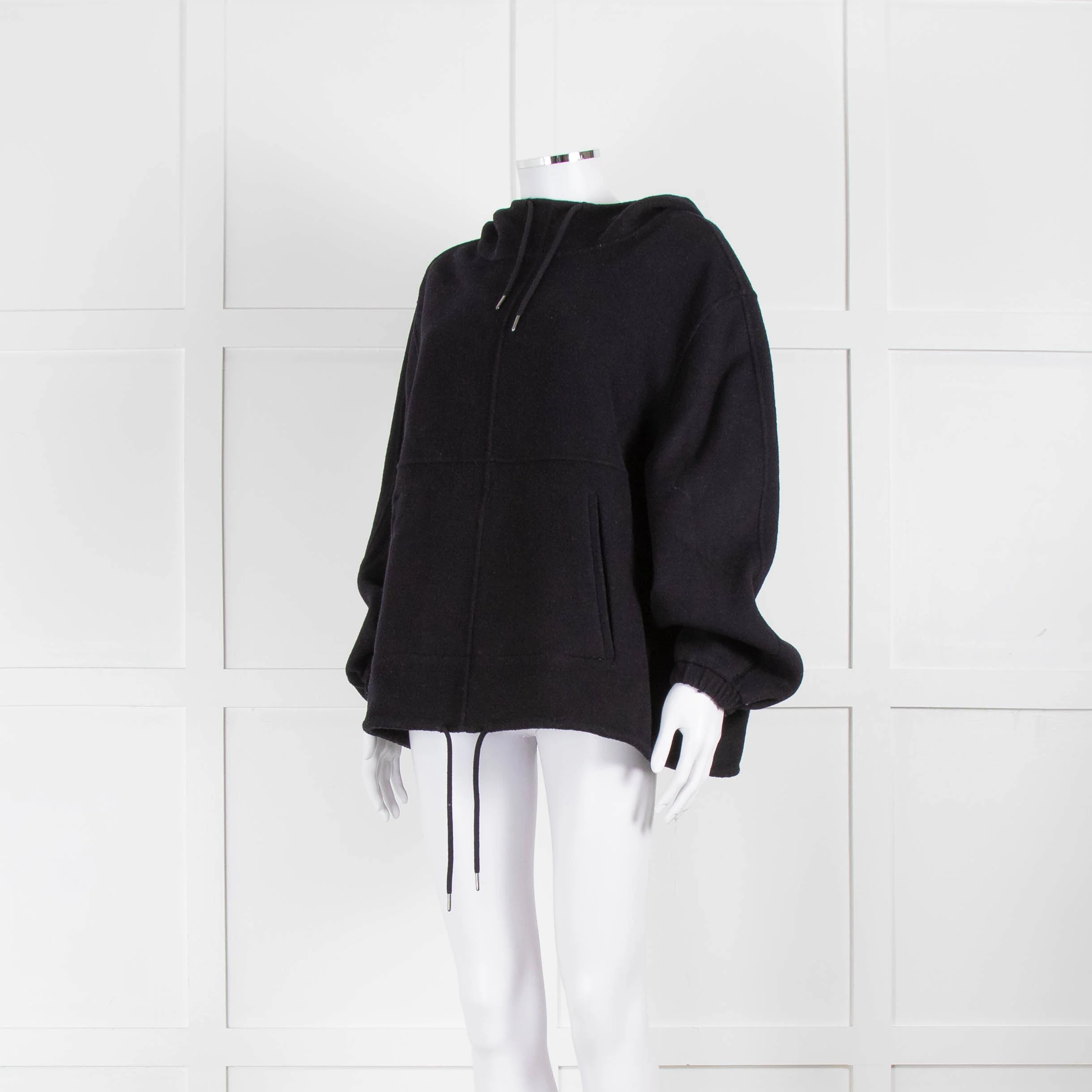 Soeur Navy Double Face Hoodie - Image 8