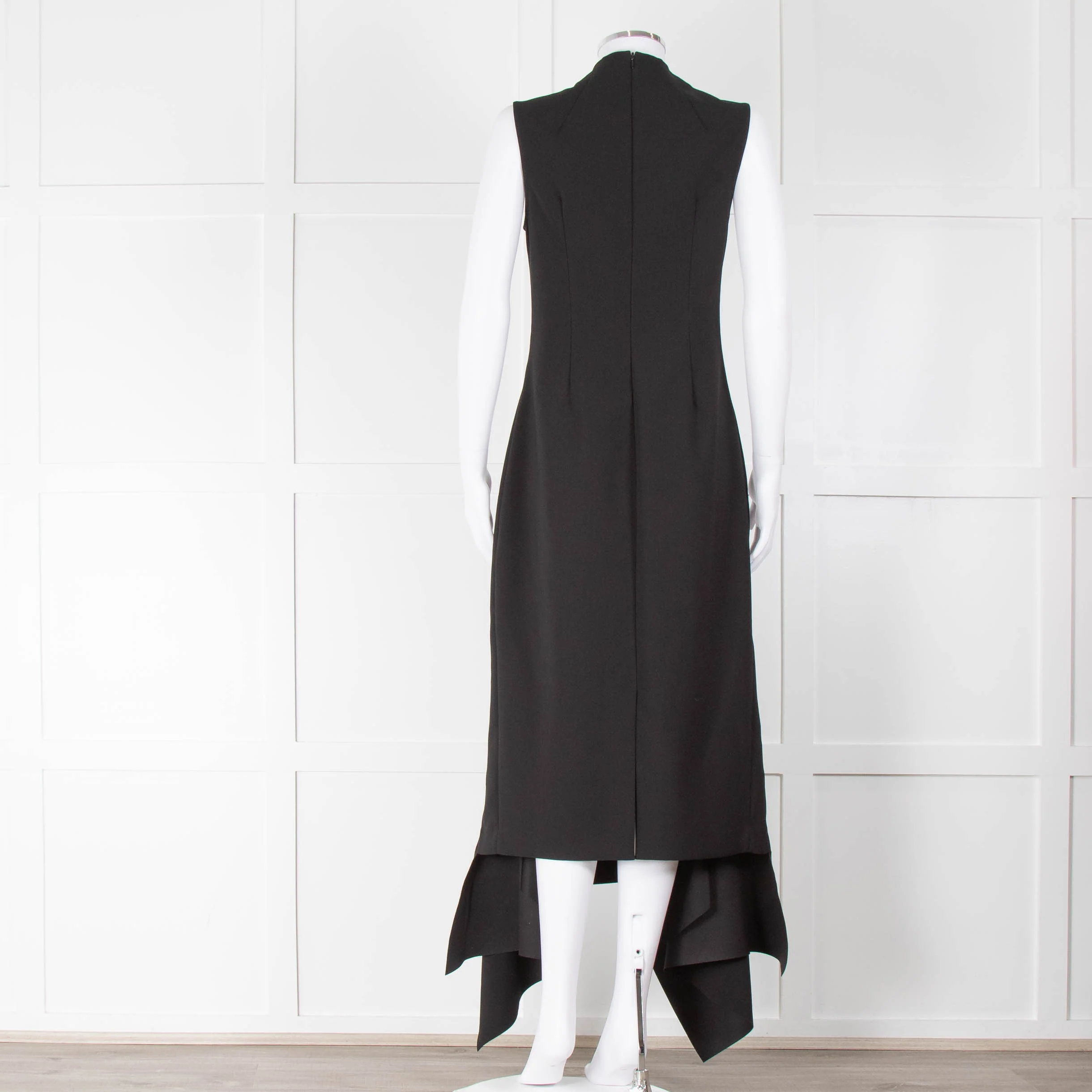 Solace Black Fitted Dress - Image 3