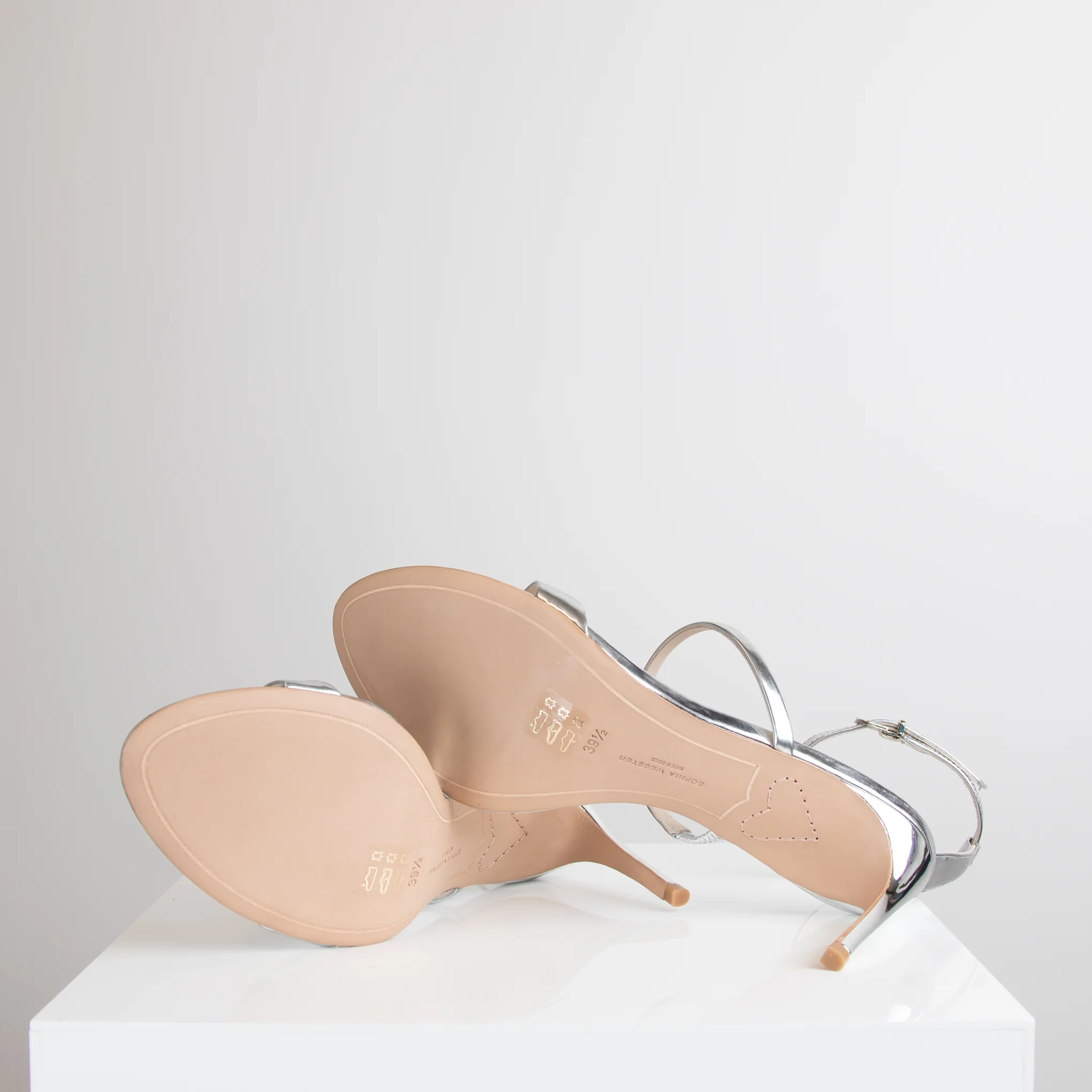 Sophia Webster Silver Strappy Rosalind Sandal - Image 5