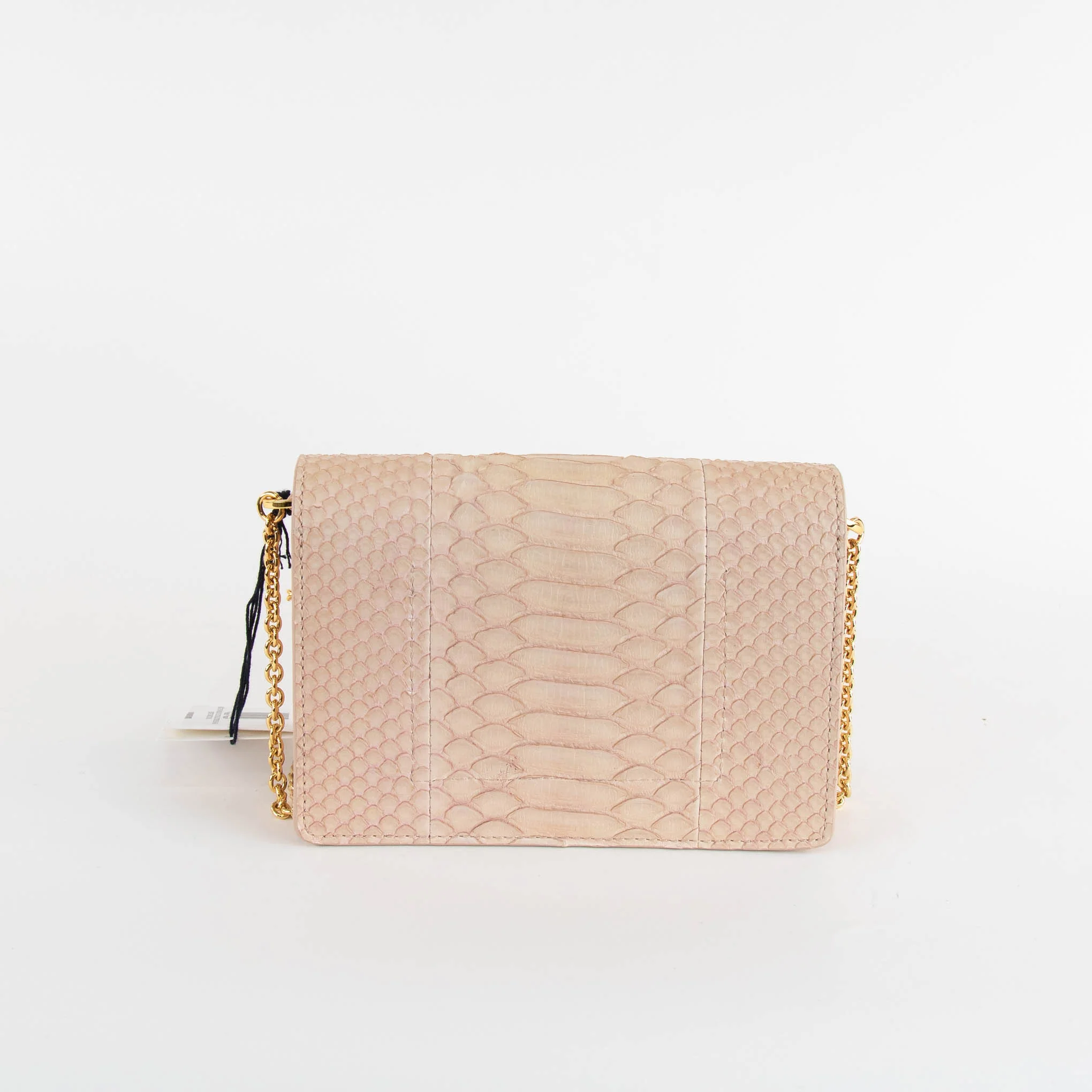 Sophie Hulme Beige Snake Cocktail Stirrer Bag - Image 4