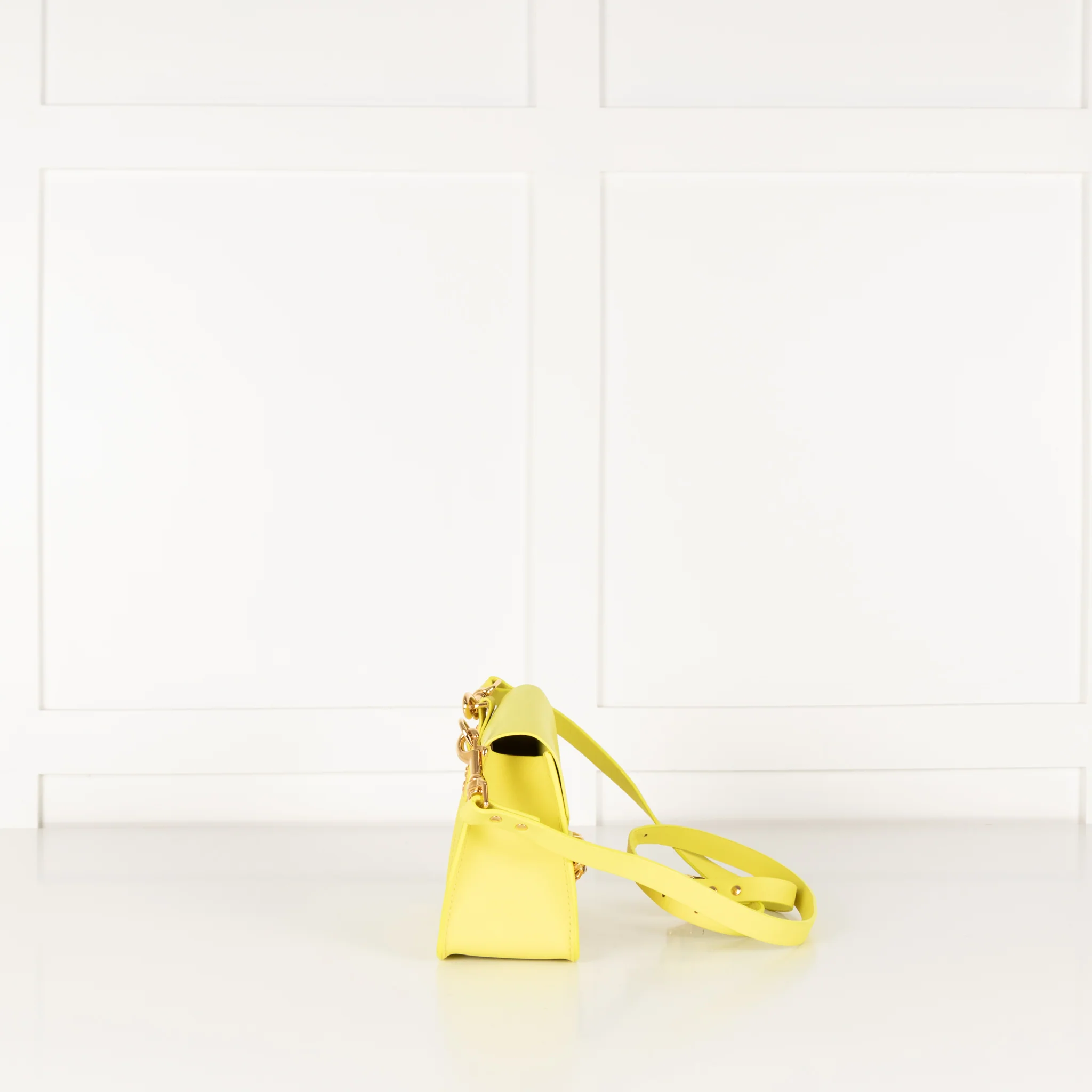 Sophie Hulme Neon Yellow Bag - Image 5
