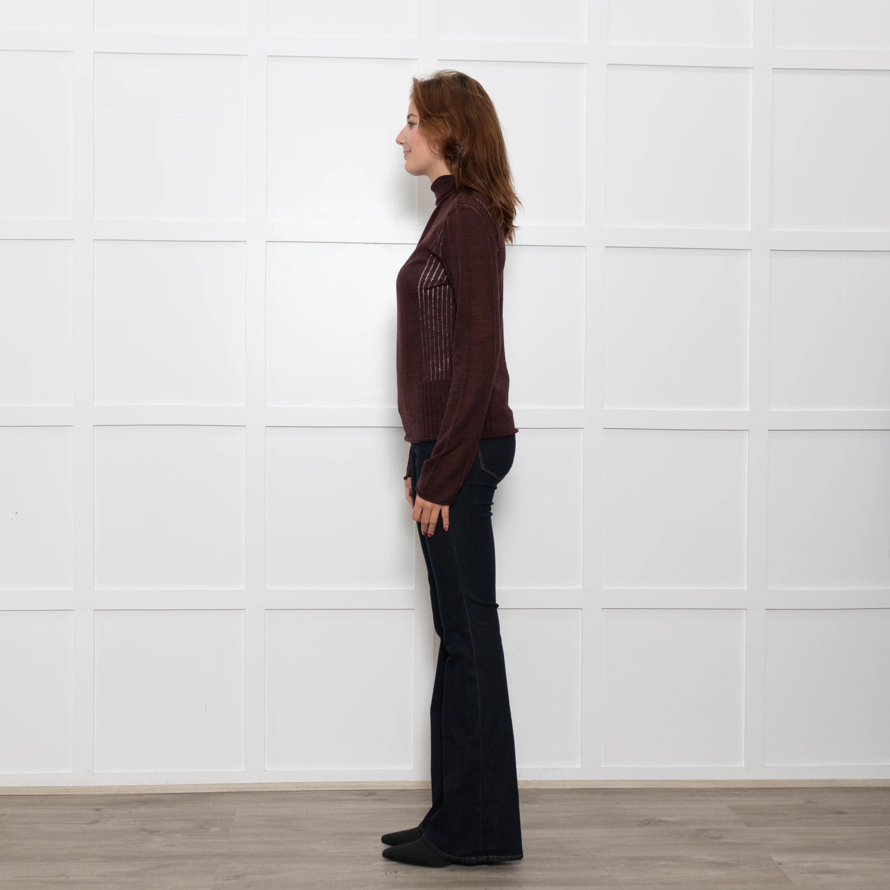 Sportmax Brown Fine Wool Rollneck - Image 4