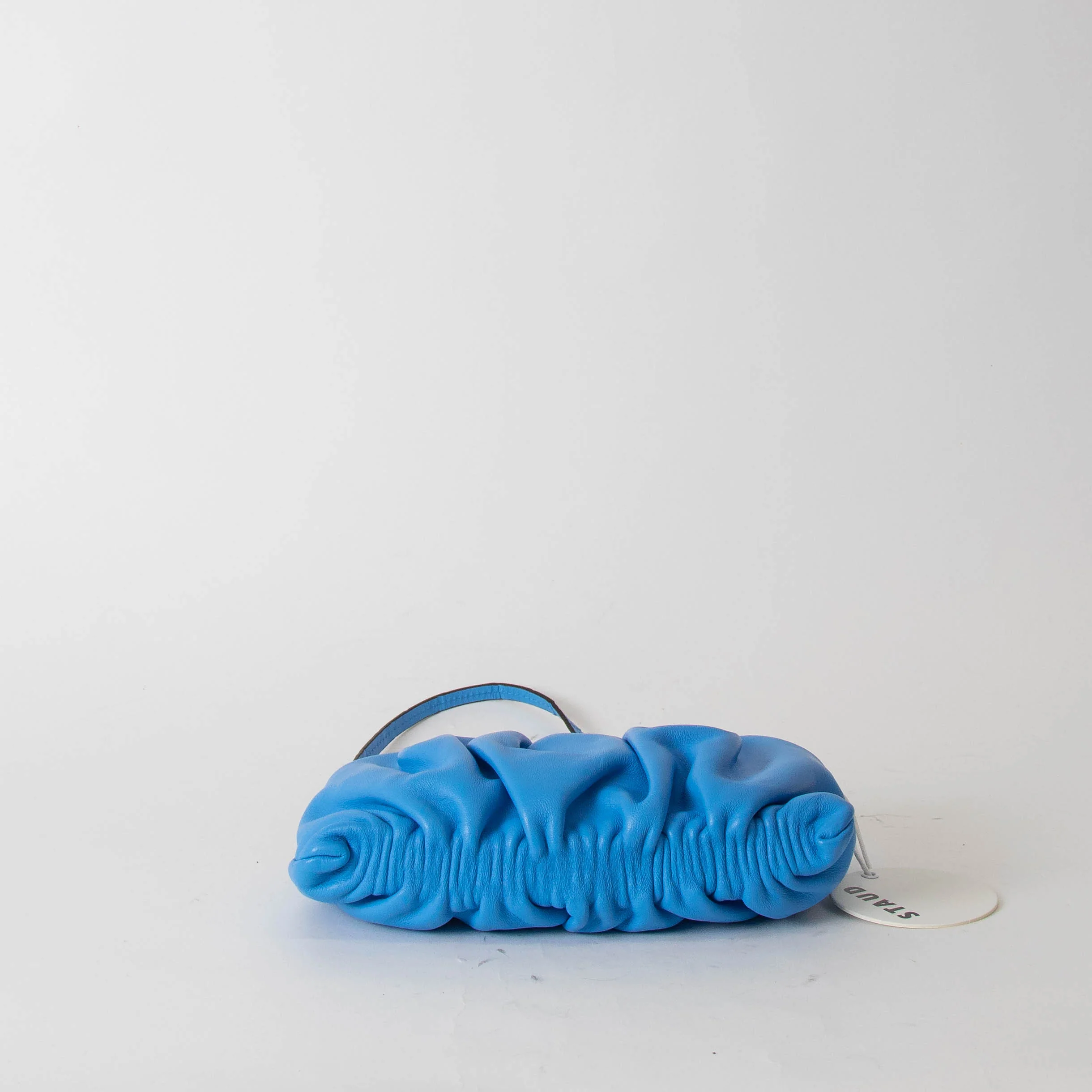 Staud Blue Leather Bean Convertible Bag - Image 6