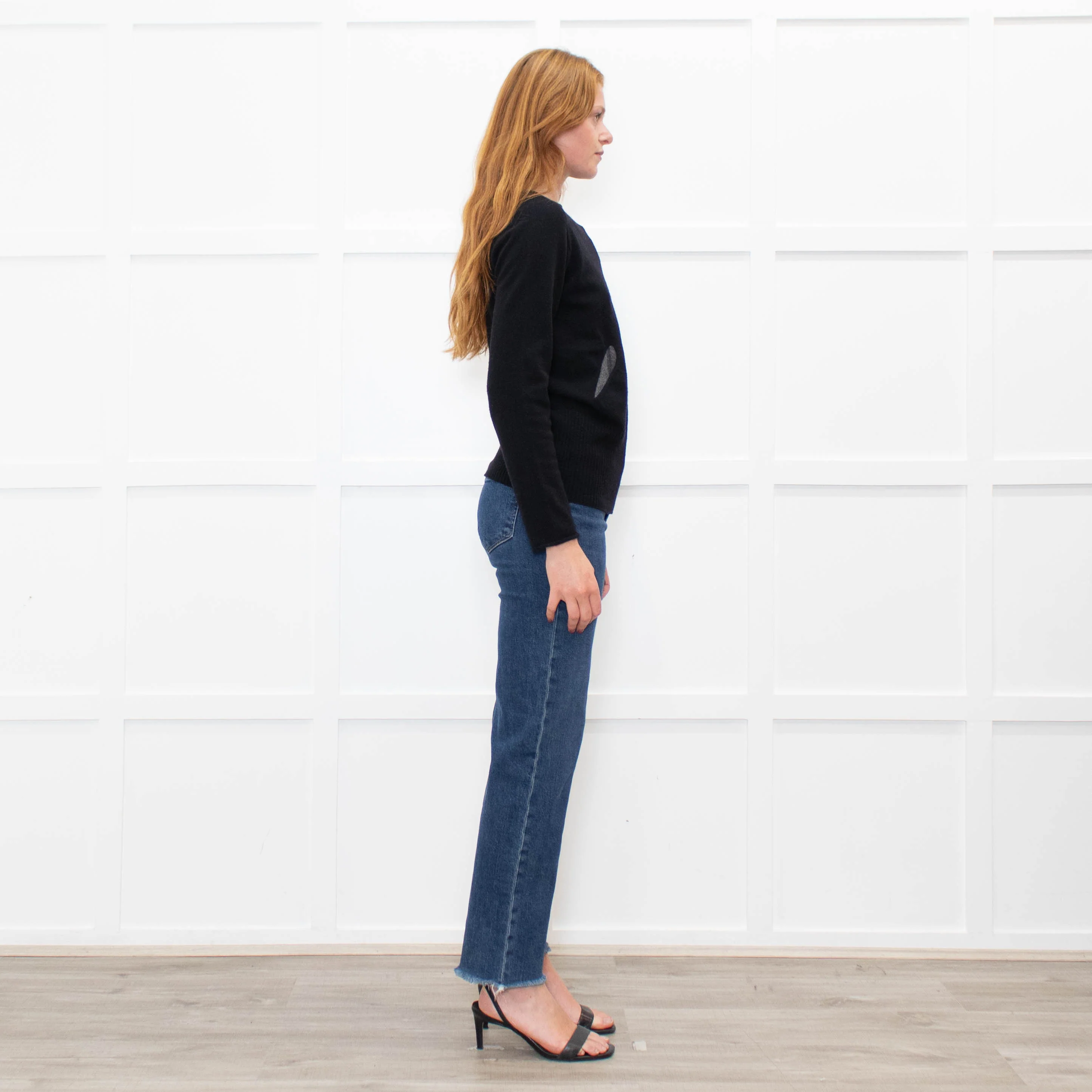 Stefanel Black Pocket Detail Sweater - Image 6