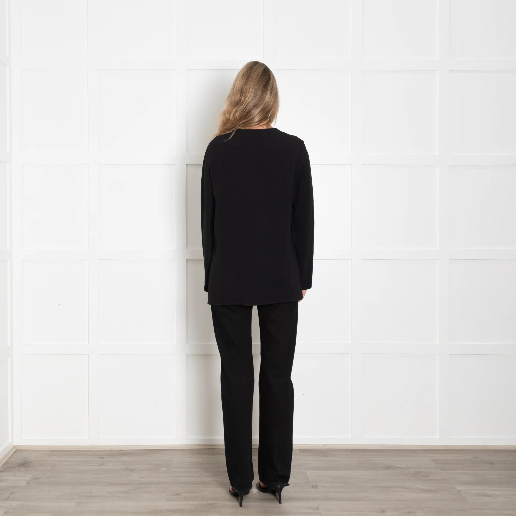 Stella McCartney Black Long Sleeve Zip Front Top - Image 5