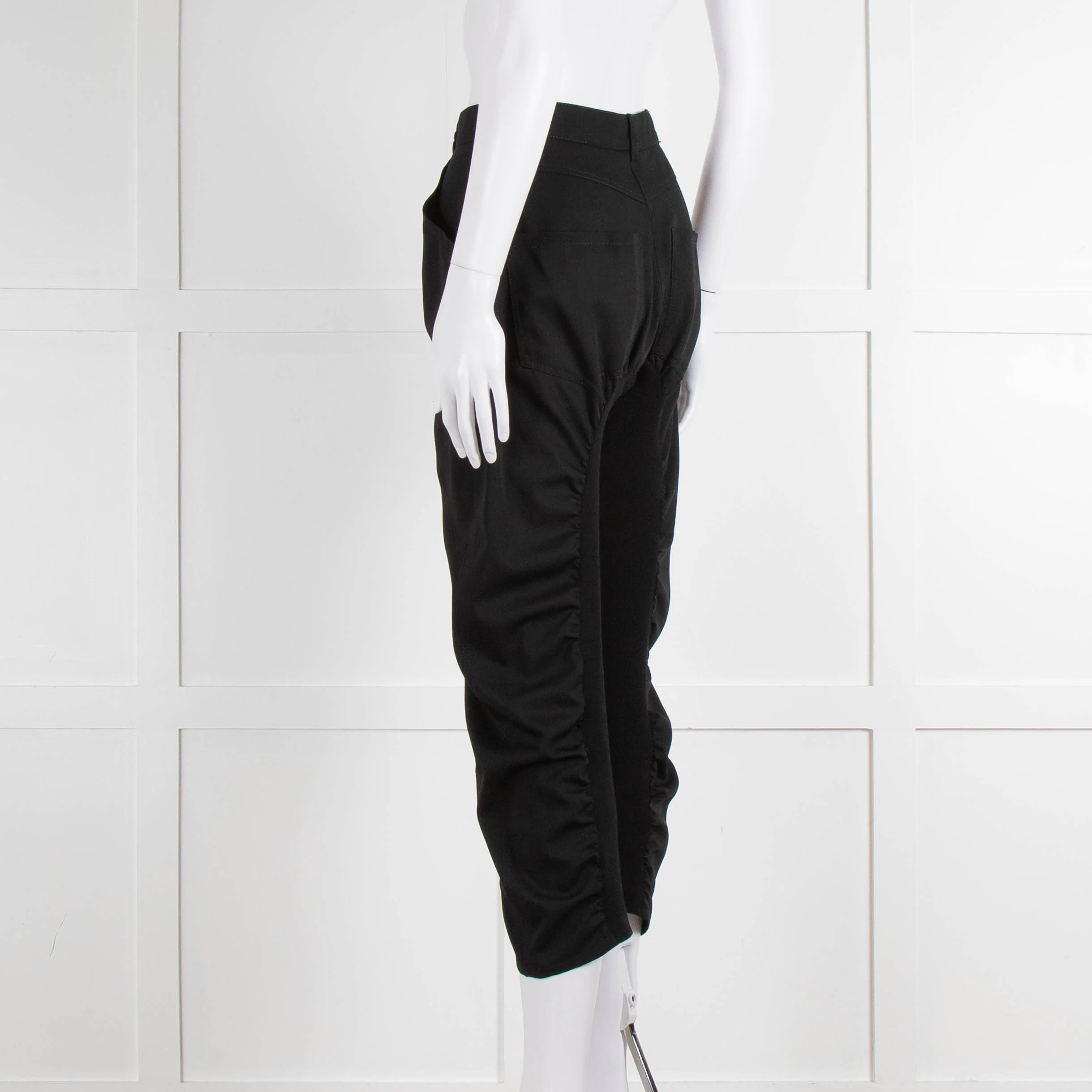 Stella McCartney Black Stretchy Detail Culottes - Image 6