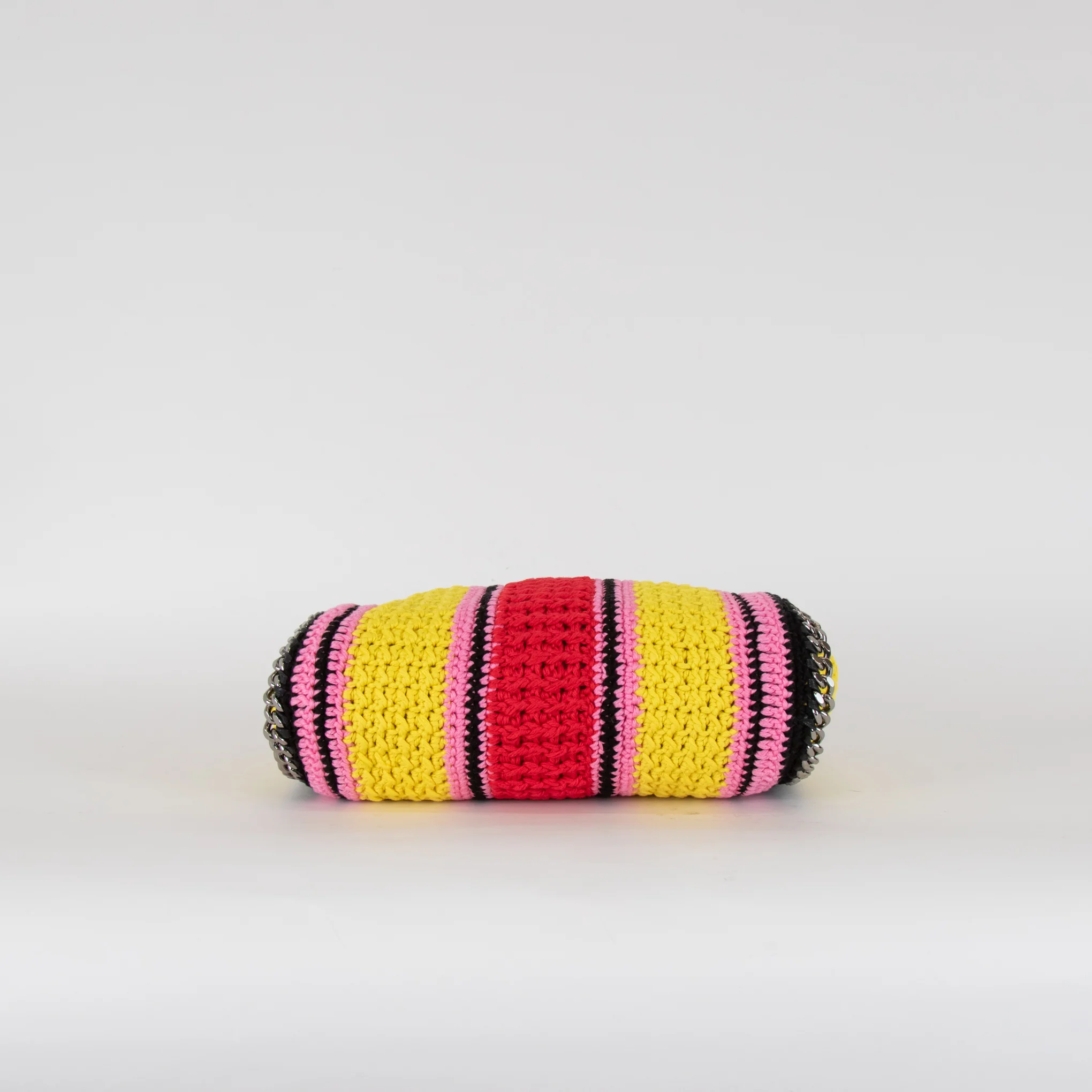 Stella McCartney Yellow Red Cotton Falabella Bag - Image 5