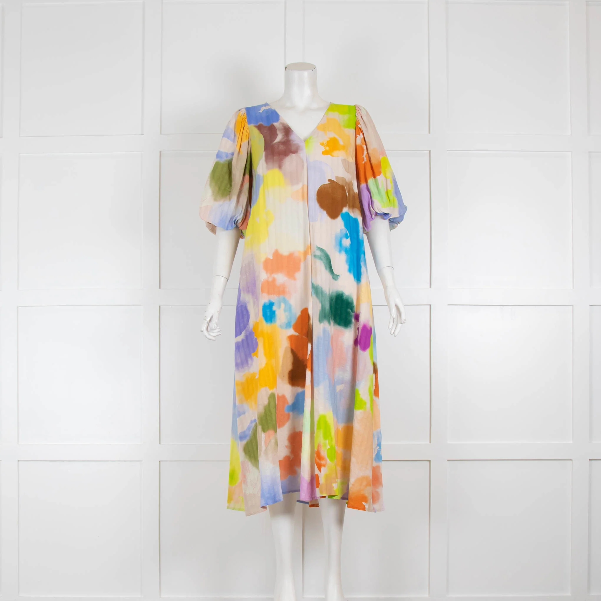 Stine Goya Airbrush at Noon  Floral Print Dress