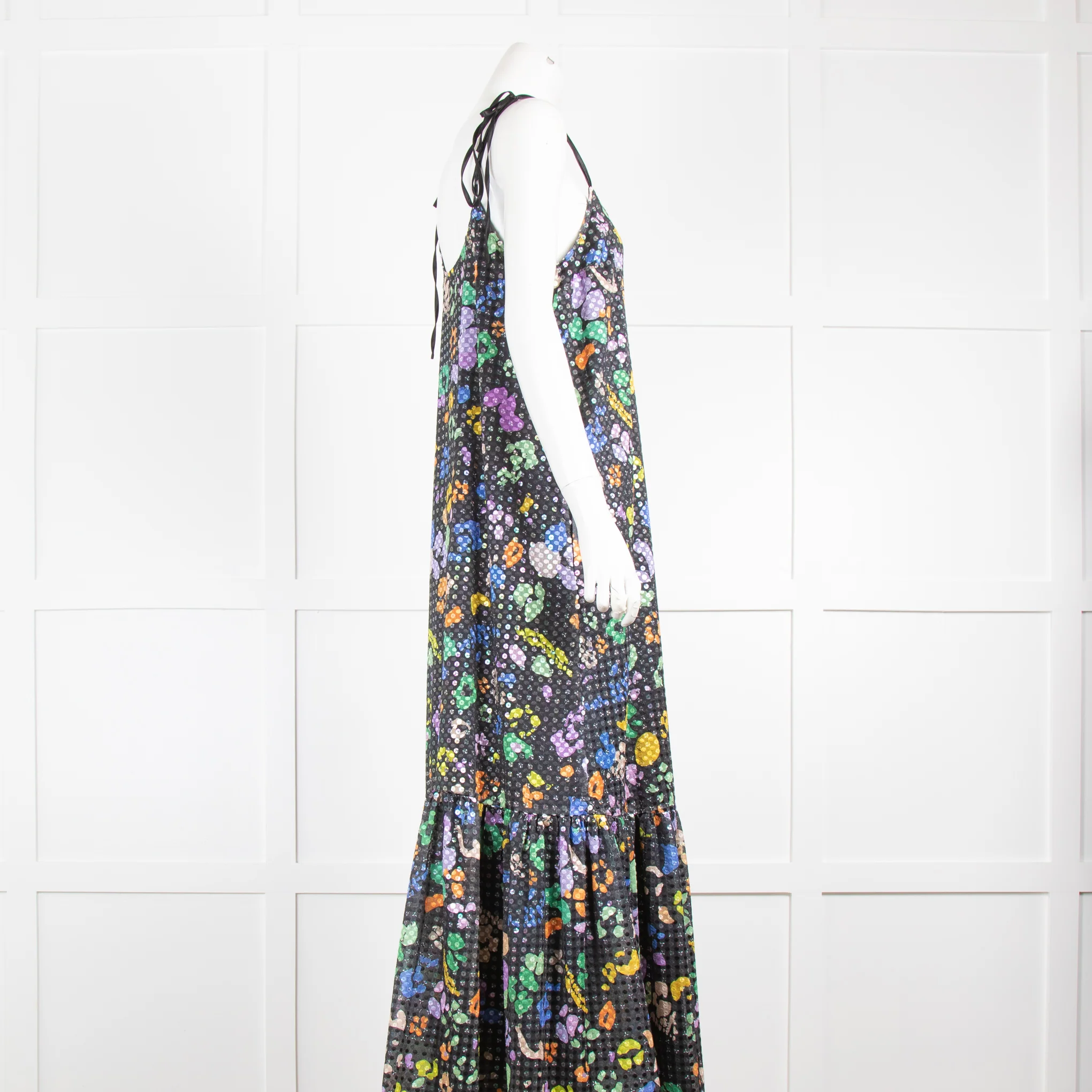 Stine Goya Black Leopard Sequin Francisca Dress - Image 2