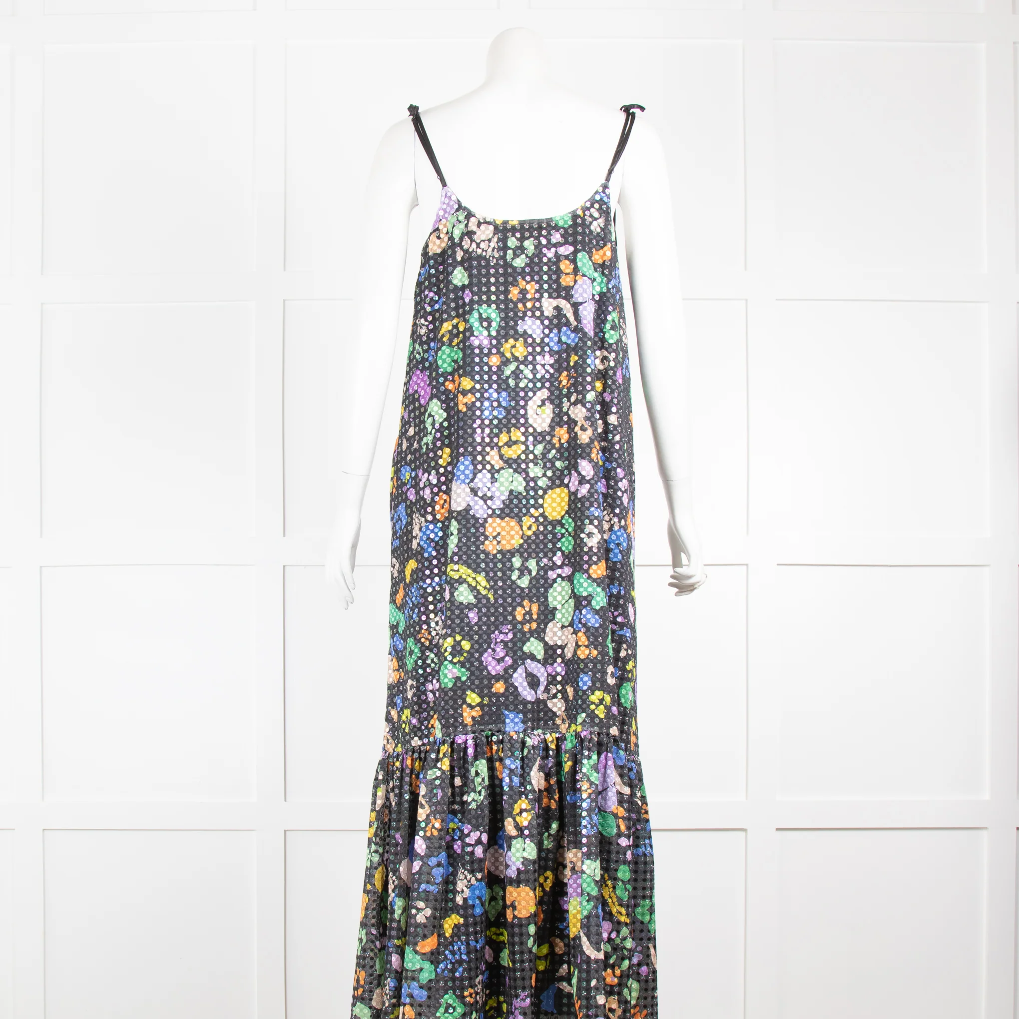 Stine Goya Black Leopard Sequin Francisca Dress - Image 3