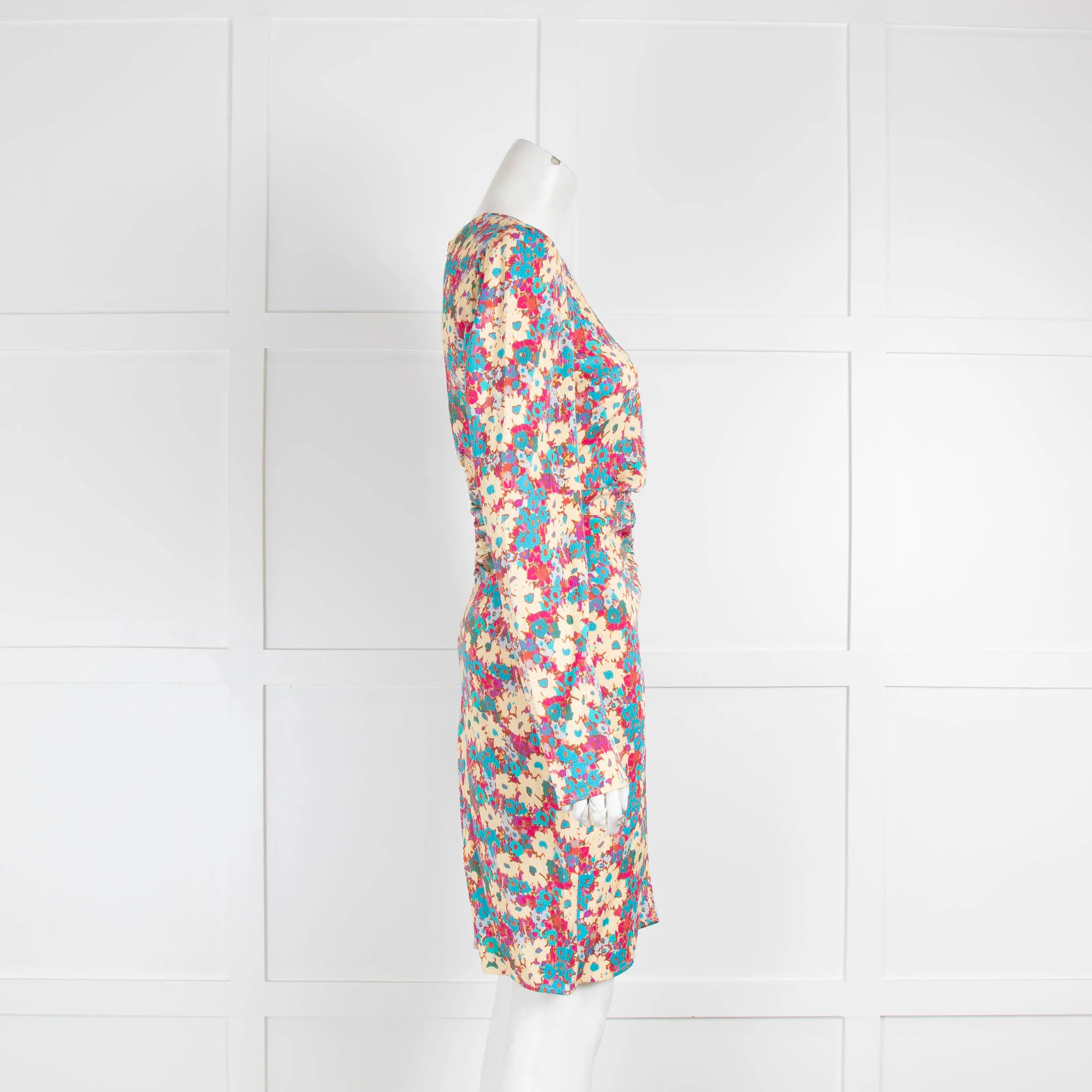 Stine Goya Floral Patterned Ruched Front Dress - Image 2