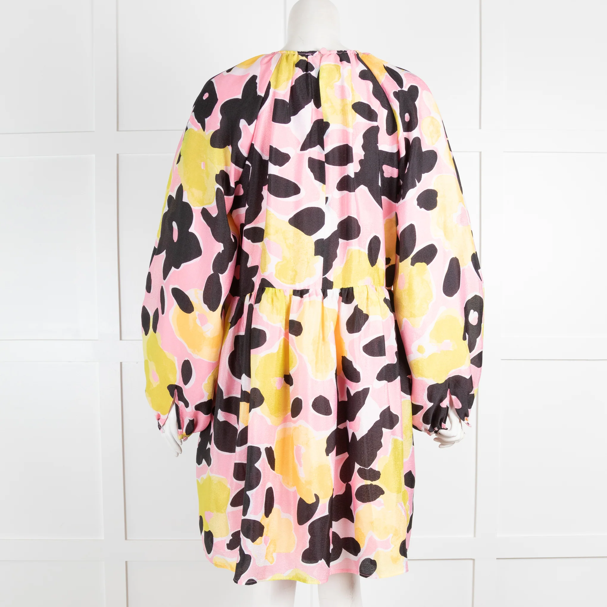 Stine Goya Pink Floral Print Mini Dress - Image 3