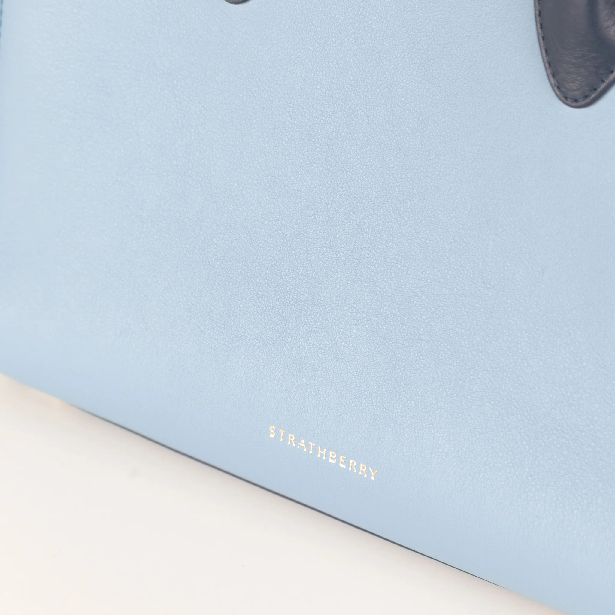 Strathberry Blue Colour Block Midi tote - Image 7