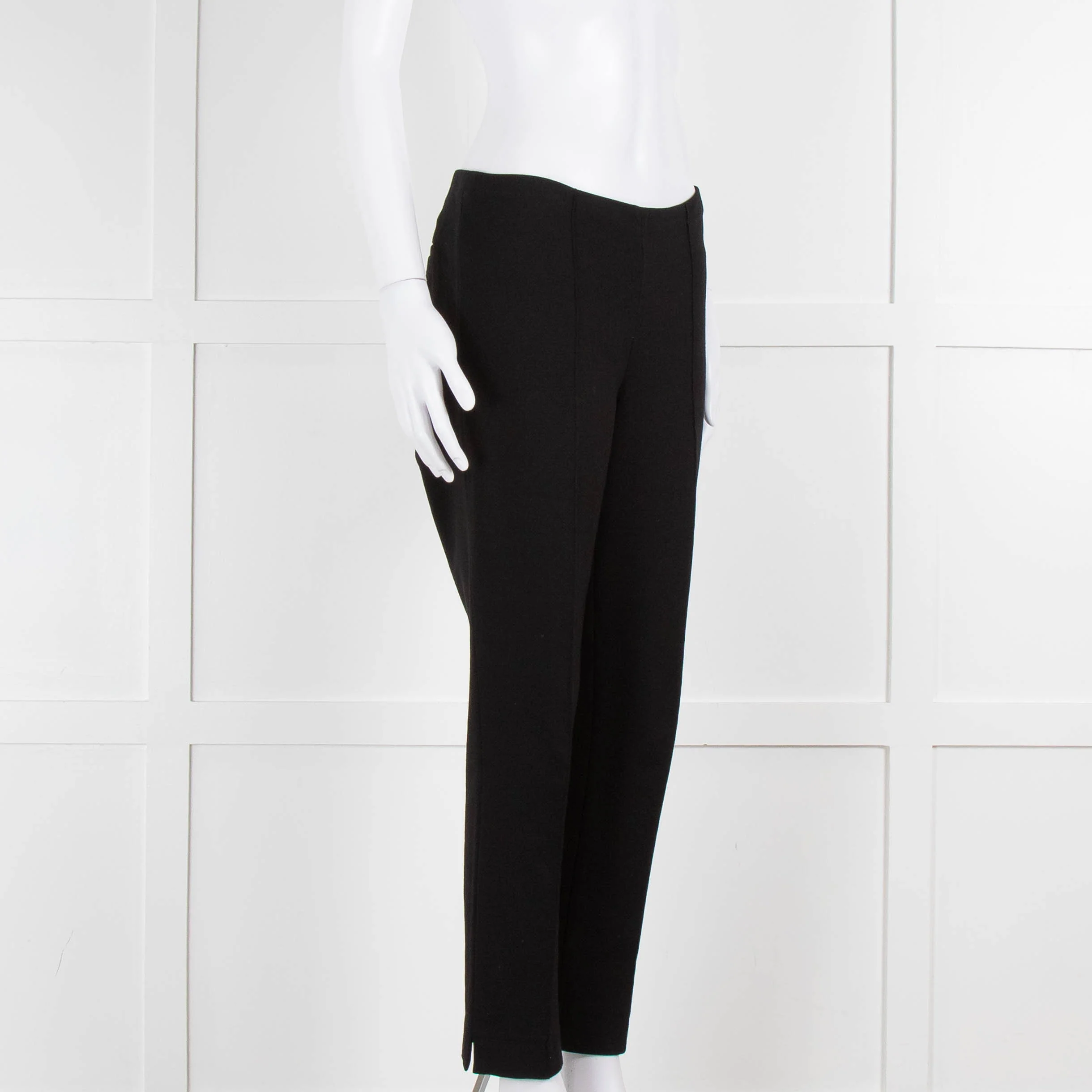 Strenesse Black Stretch Slim Leg Trousers - Image 2