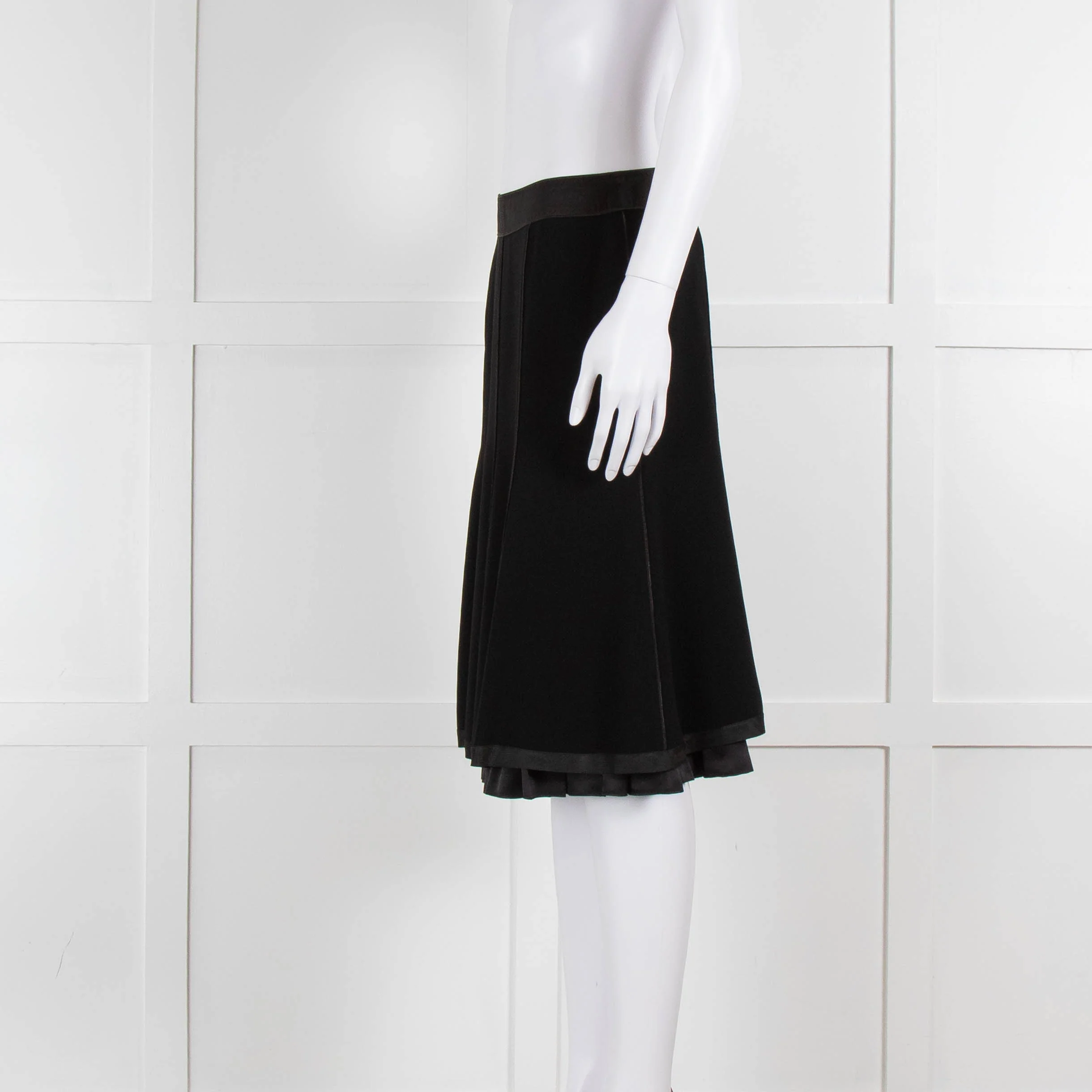 Strenesse Black Panelled A Line Skirt - Image 7