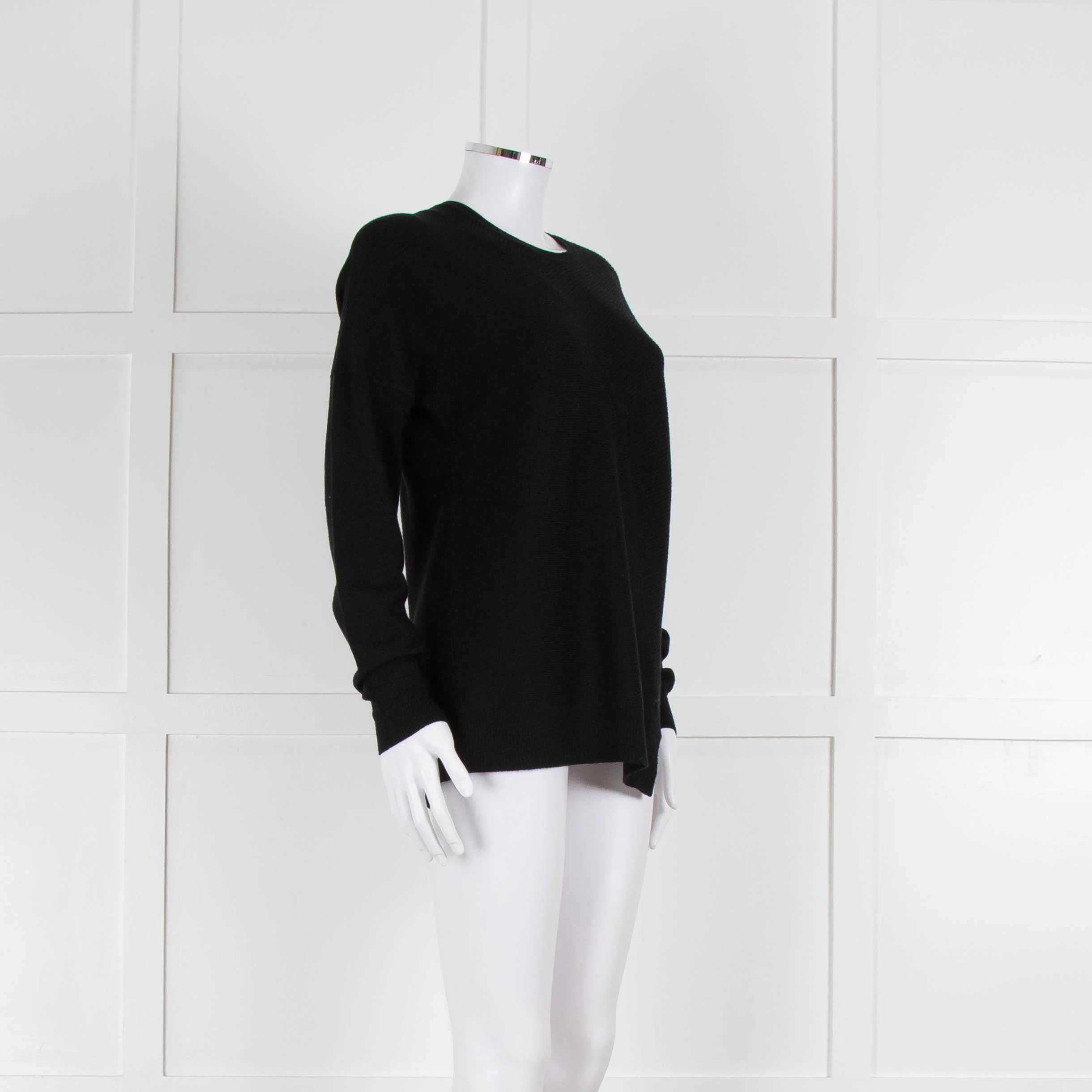 Strenesse Black Wool/Cashmere Mix Jumper - Image 2