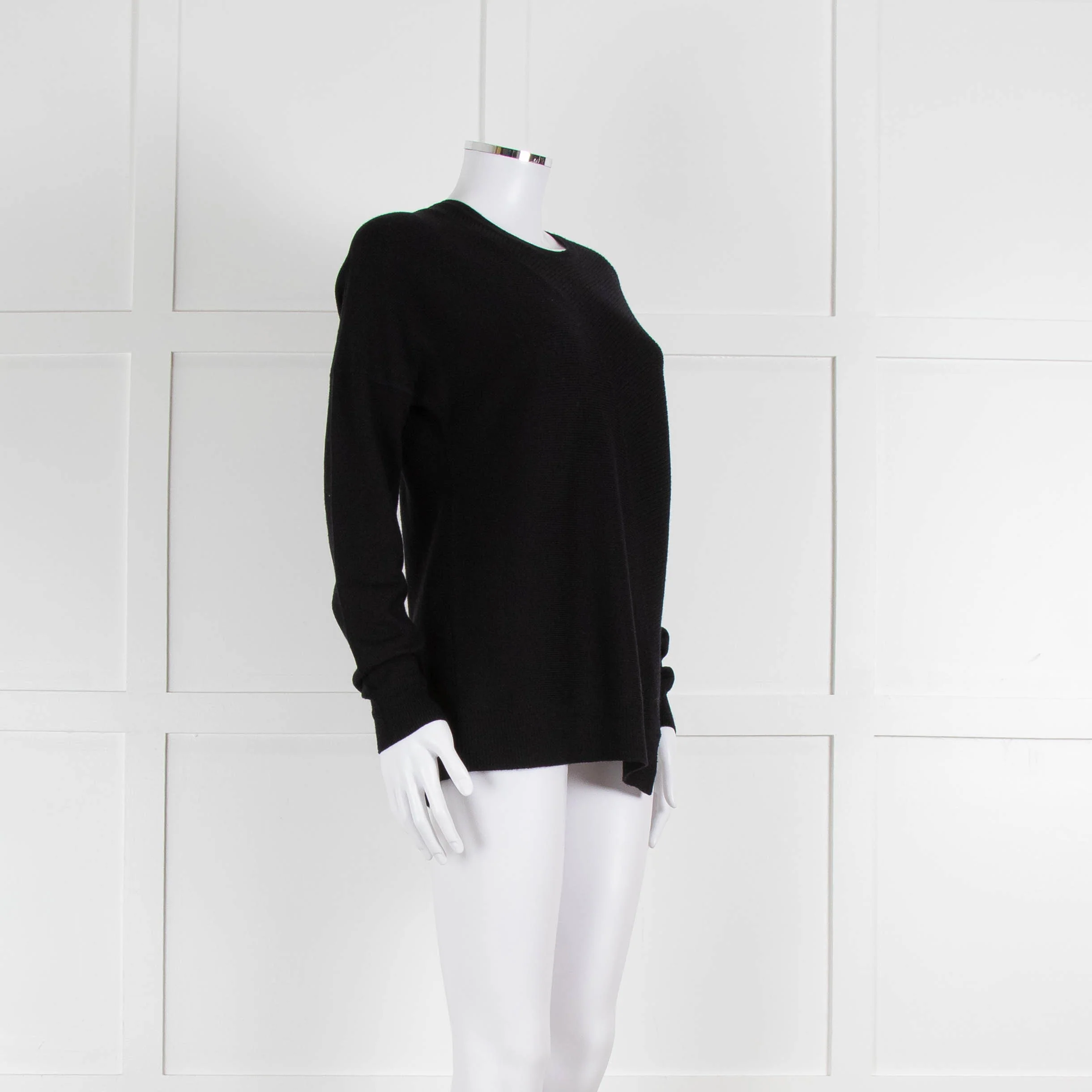 Strenesse Black Wool/Cashmere Mix Jumper - Image 3
