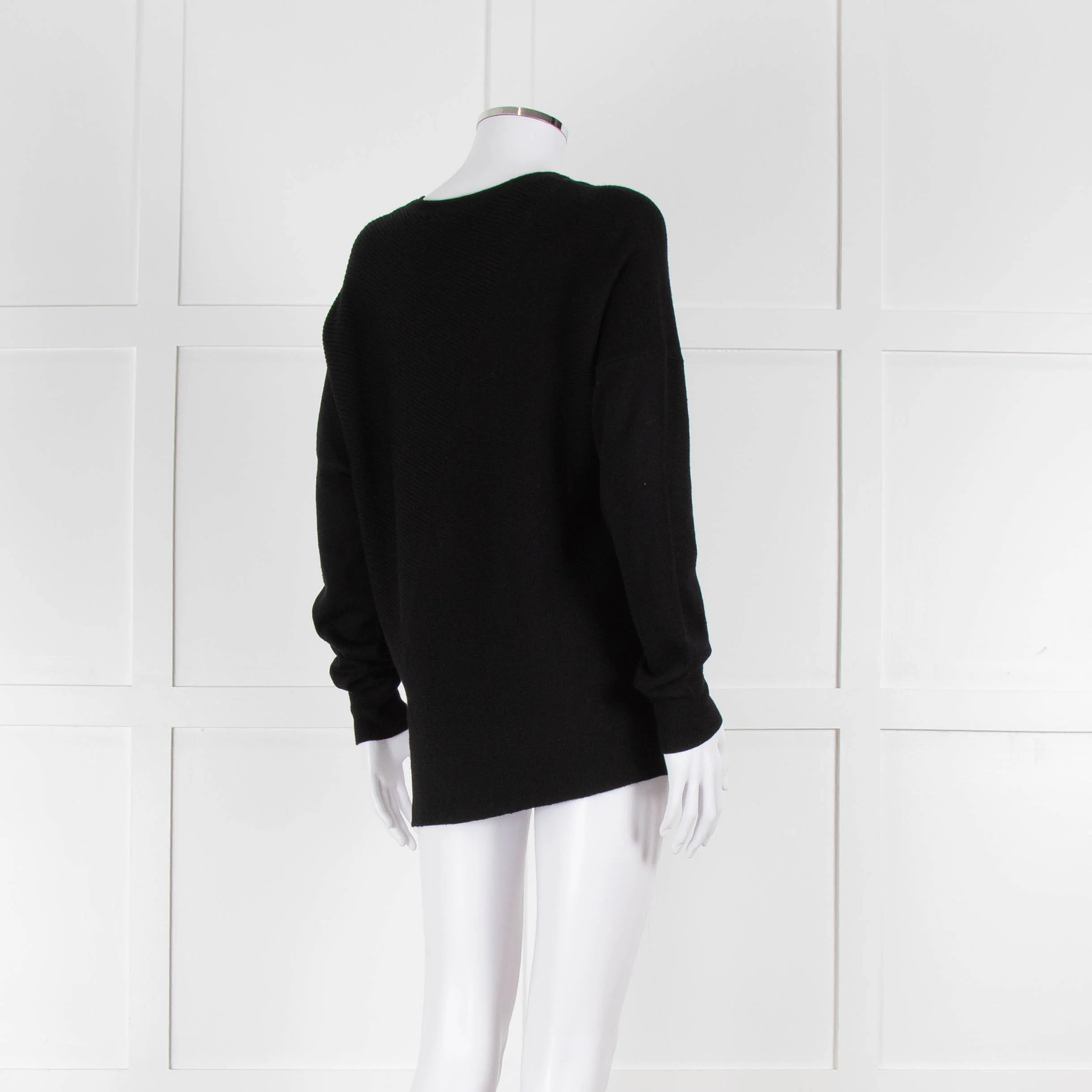 Strenesse Black Wool/Cashmere Mix Jumper - Image 5