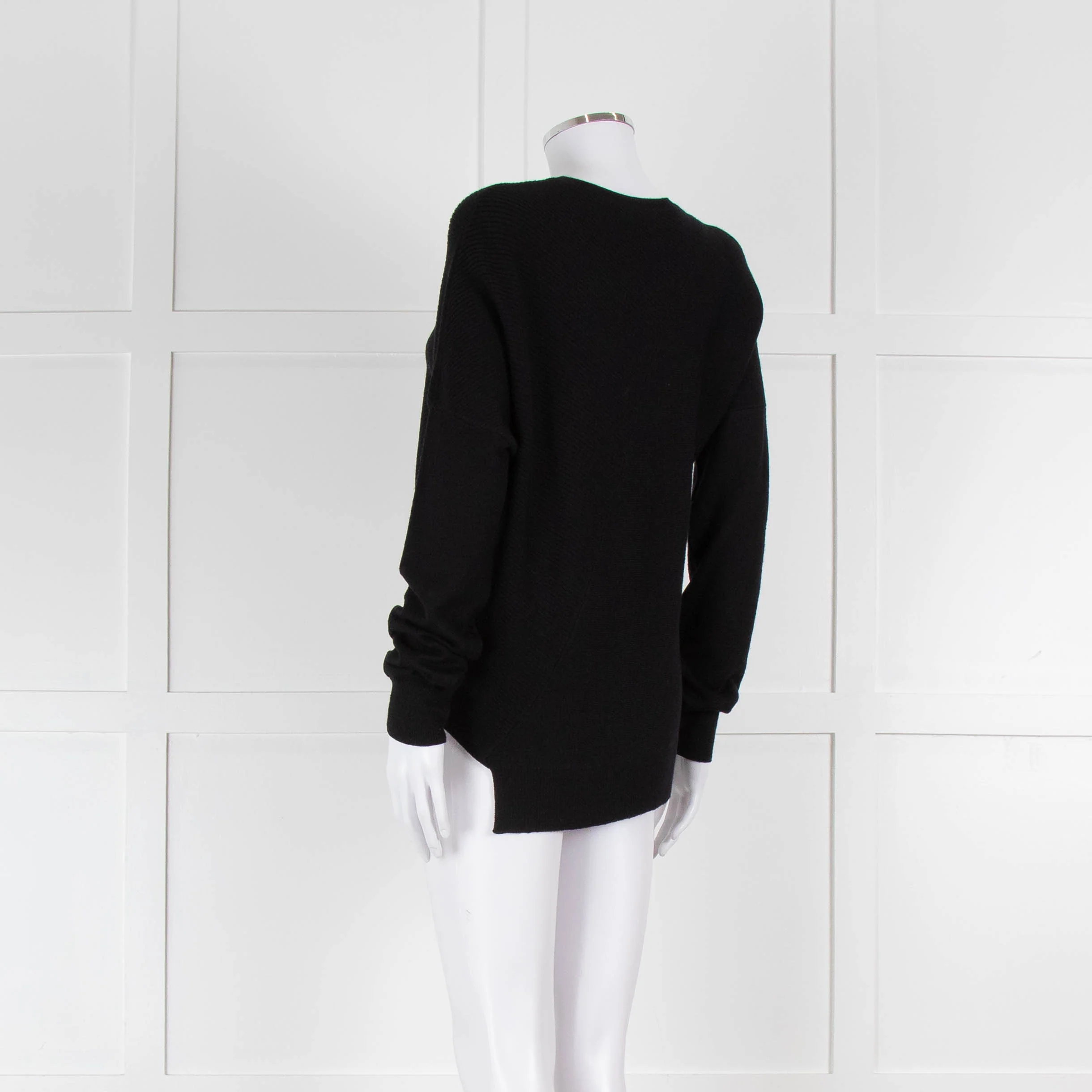 Strenesse Black Wool/Cashmere Mix Jumper - Image 7