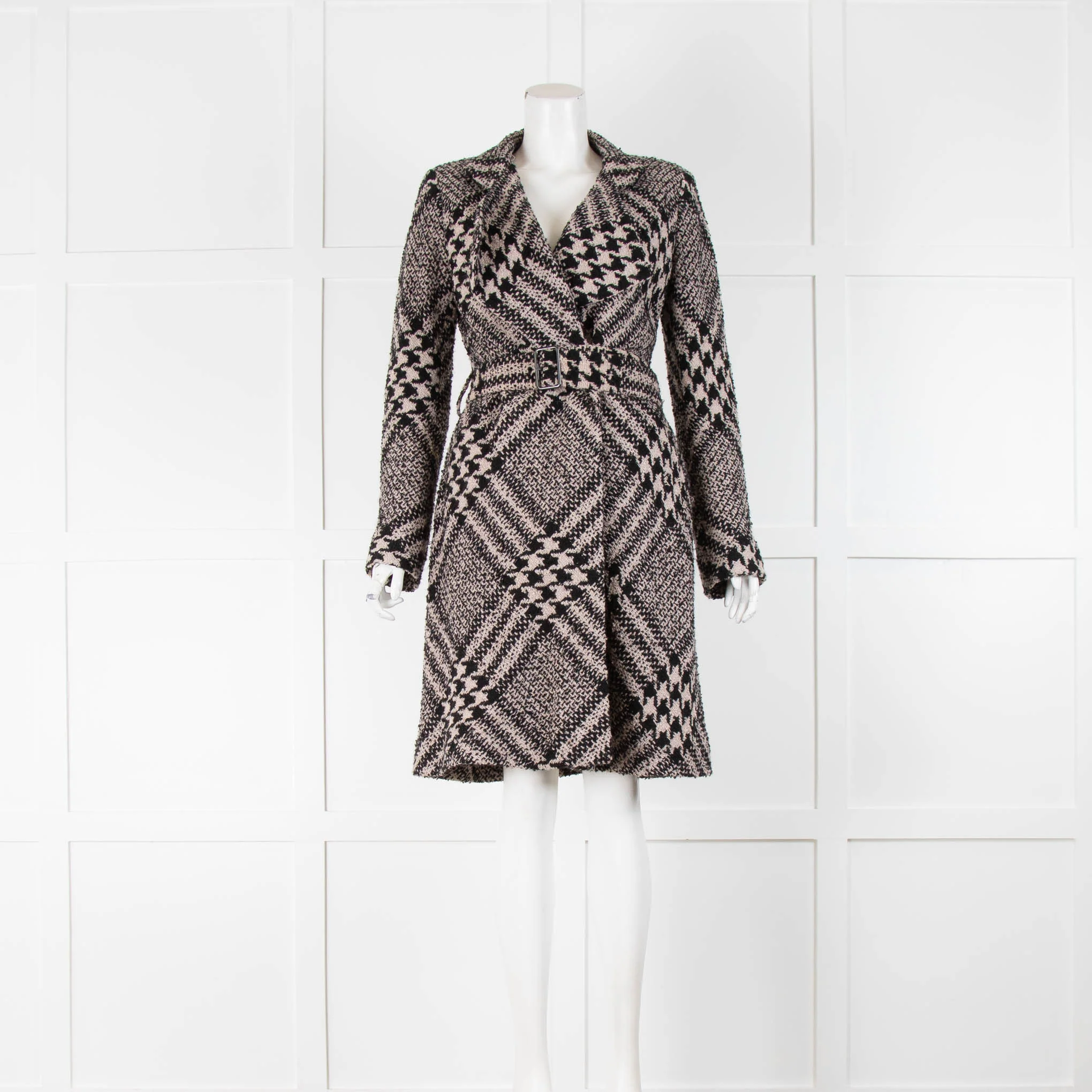 Strenesse Price of Wales Check Unlined Coat