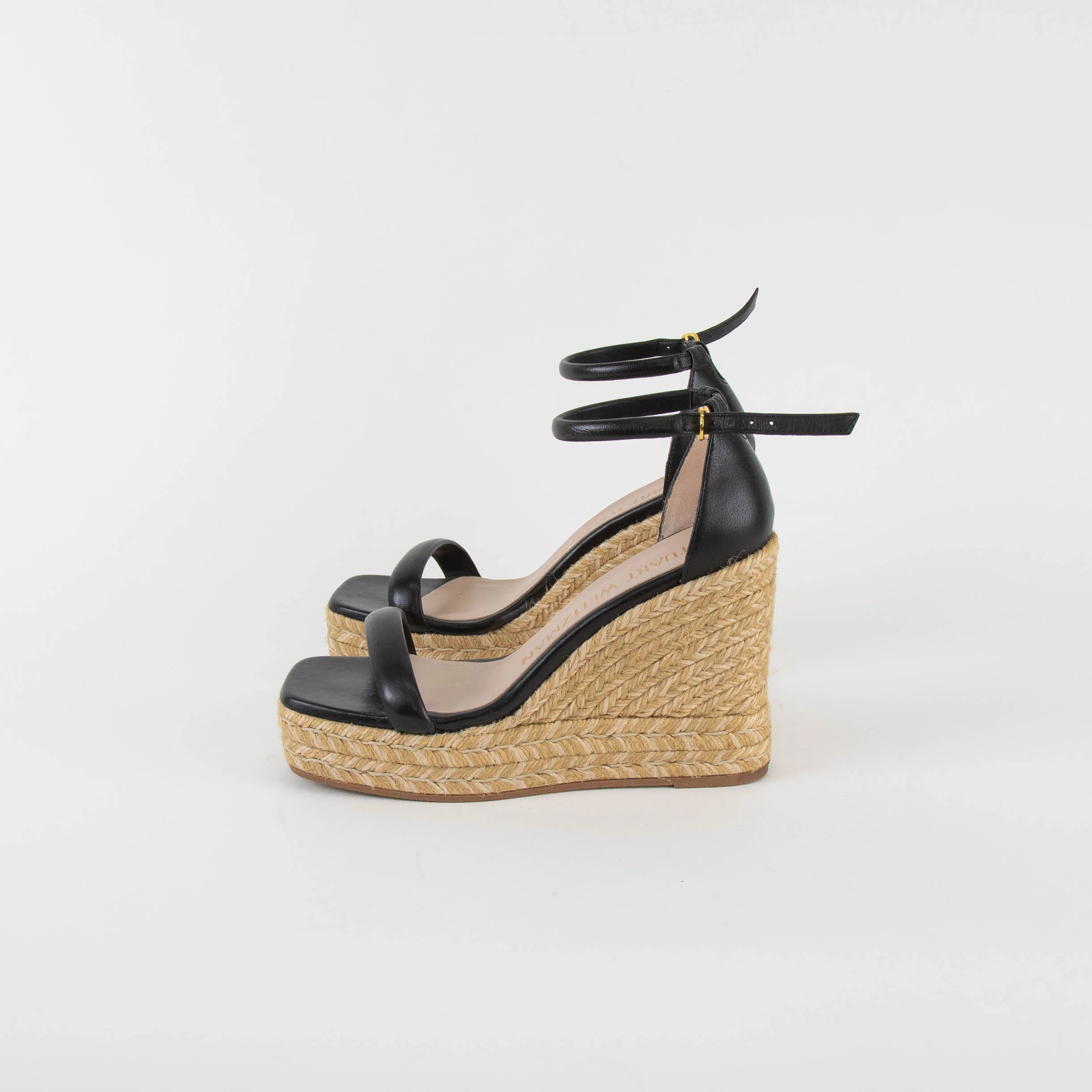 Stuart Weitzman Black Nudistcurve Sandal - Image 3