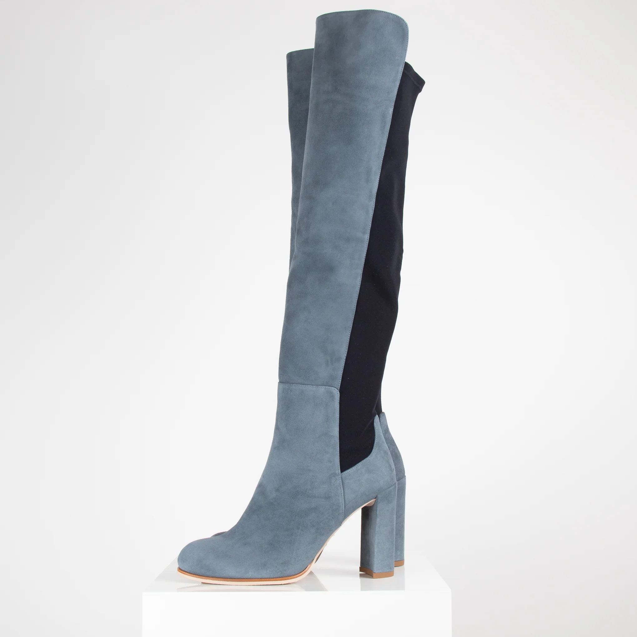 Stuart Weitzman Blue Highline Knee Boot - Image 3