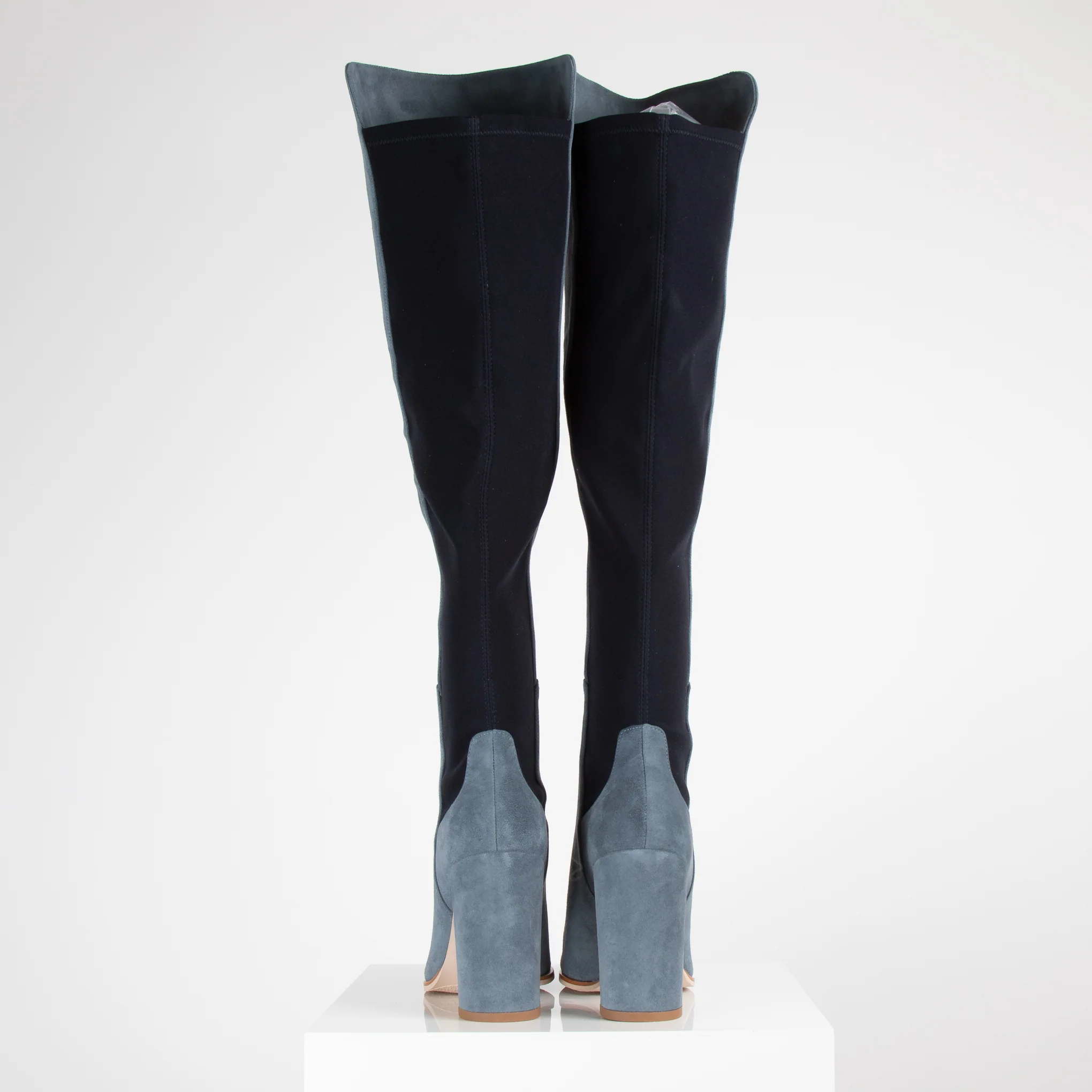 Stuart Weitzman Blue Highline Knee Boot - Image 4